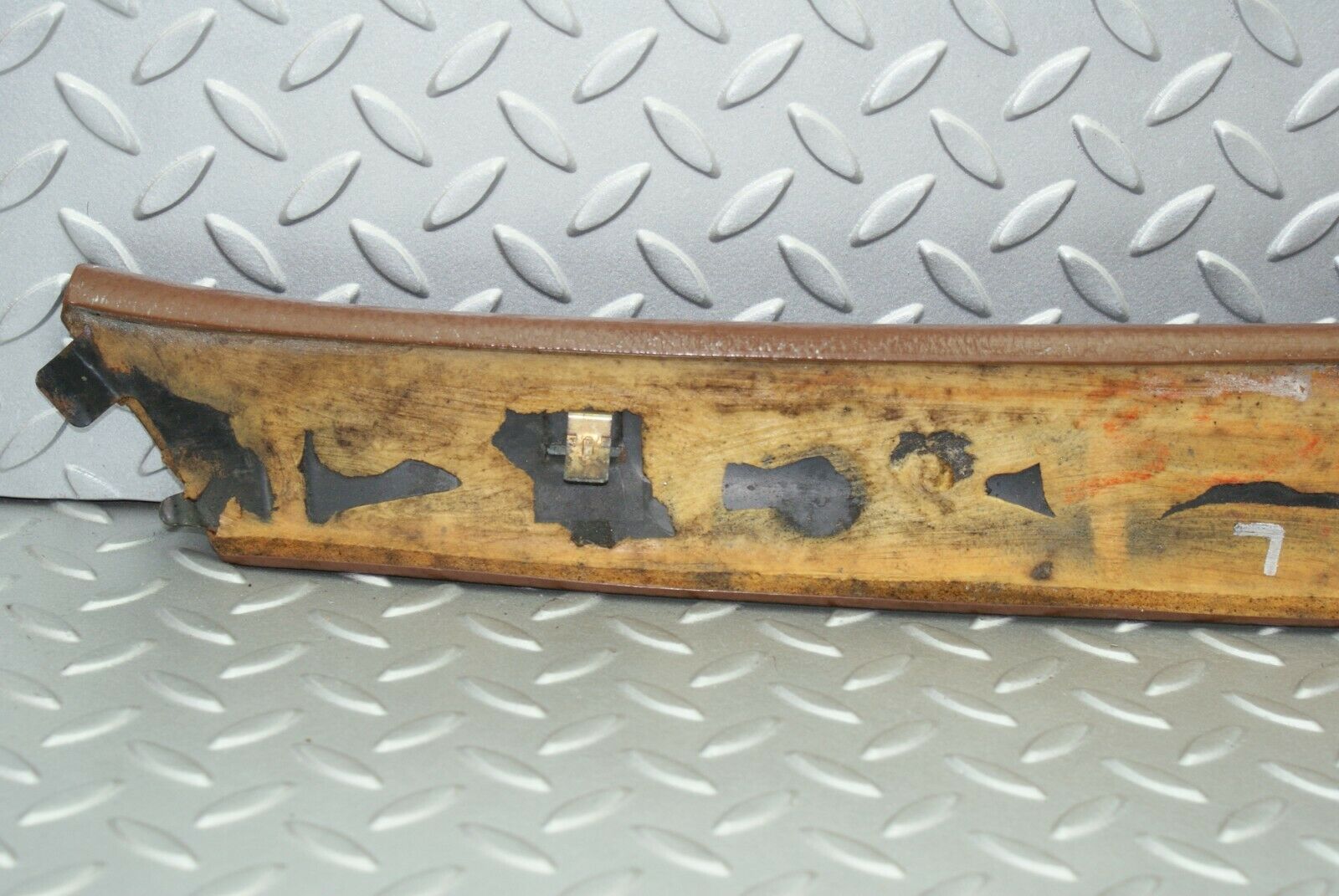 2674 Mercedes-Benz W116 350SE A Pillar Panel Left Side Brown