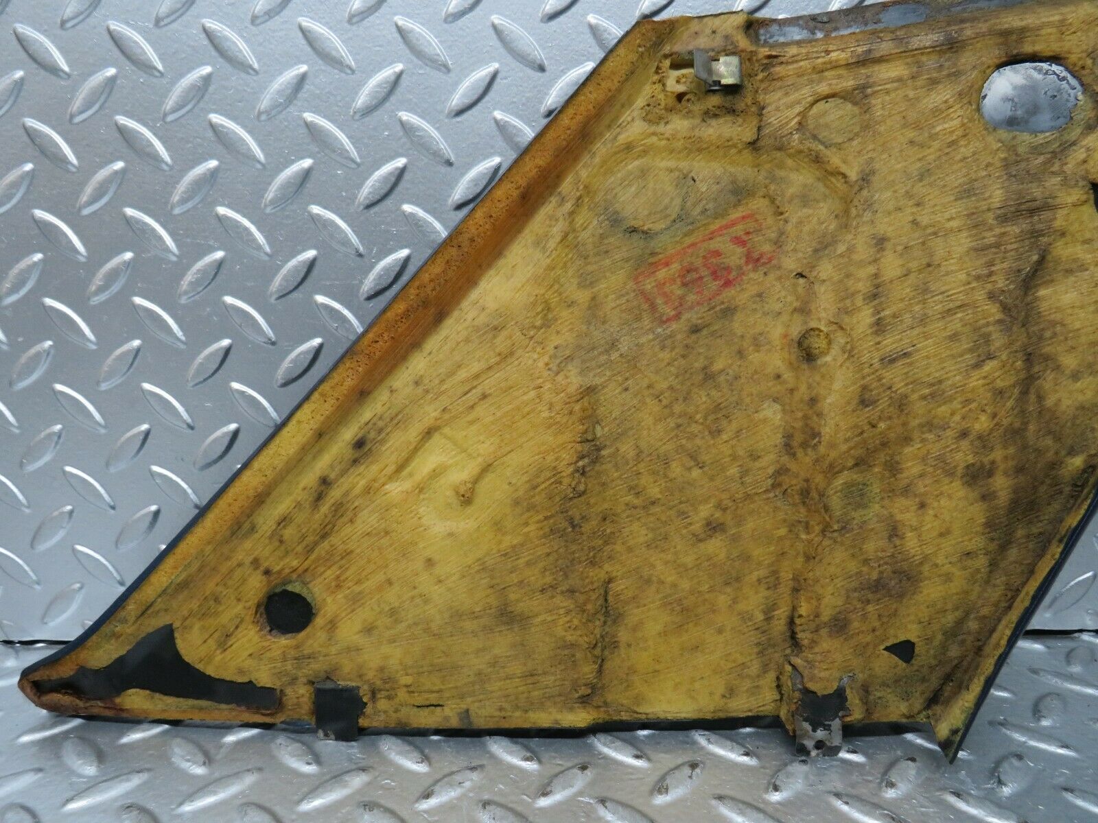 23182 Mercedes-Benz W116 350SE C Pillar Cover Trim Right Side Blue