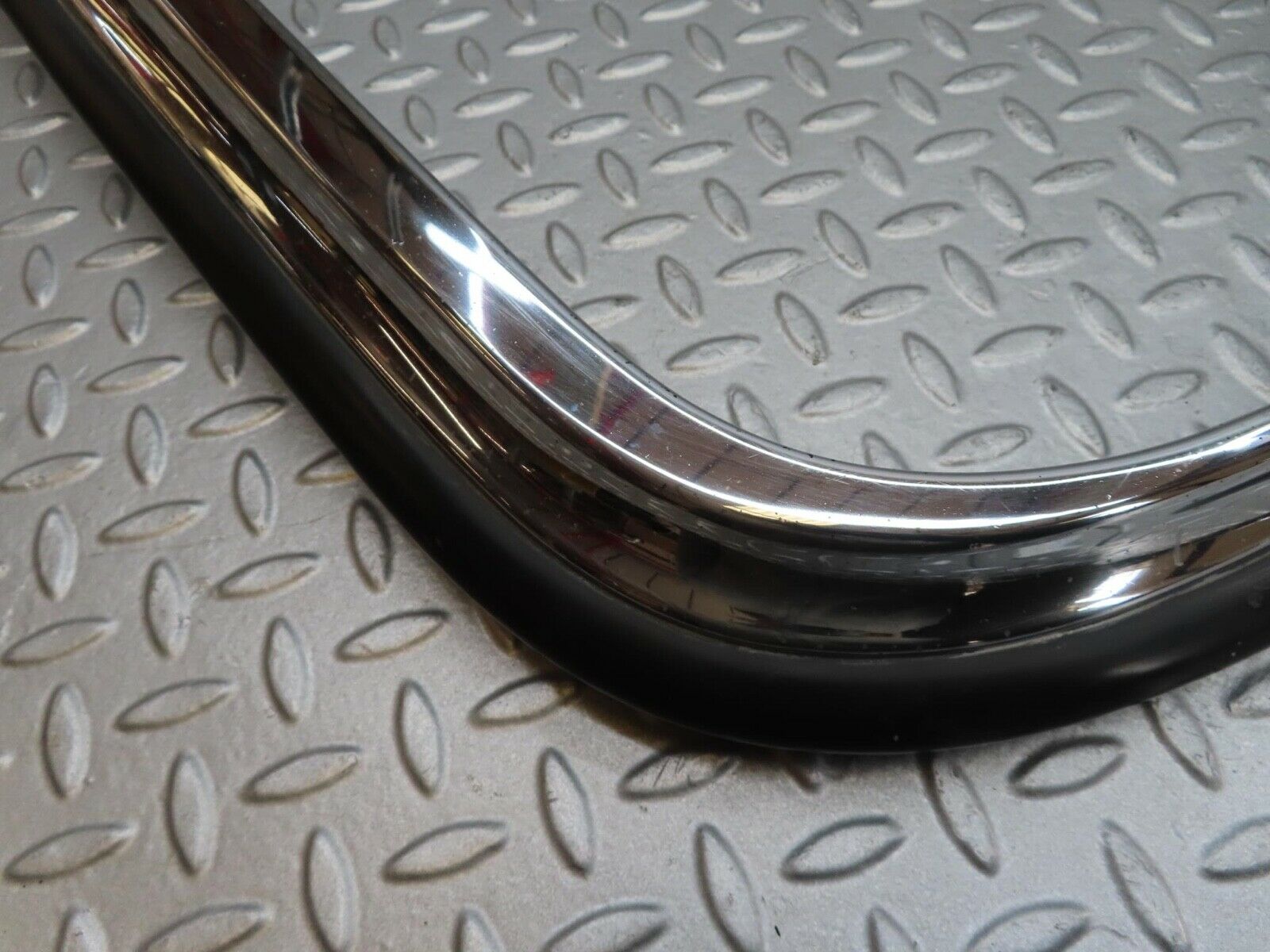 14312 Mercedes-Benz W116 350SE Rear Right Upper Bumper Chrome 1168800871