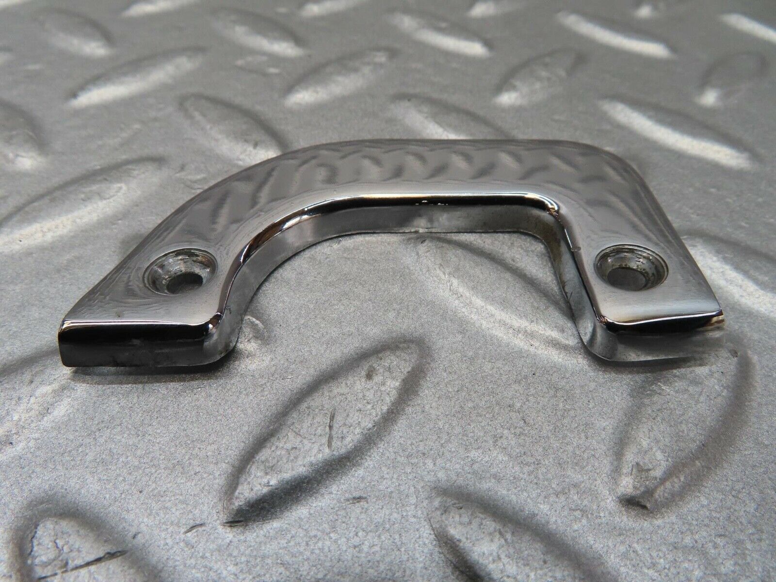 14139 Mercedes-Benz C107 280SLC Left Interior Chrome Door Latch Trim