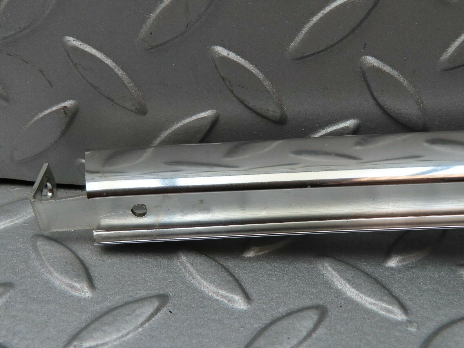 4297 Mercedes-Benz W123 230E Rear Right Chrome Window Channel