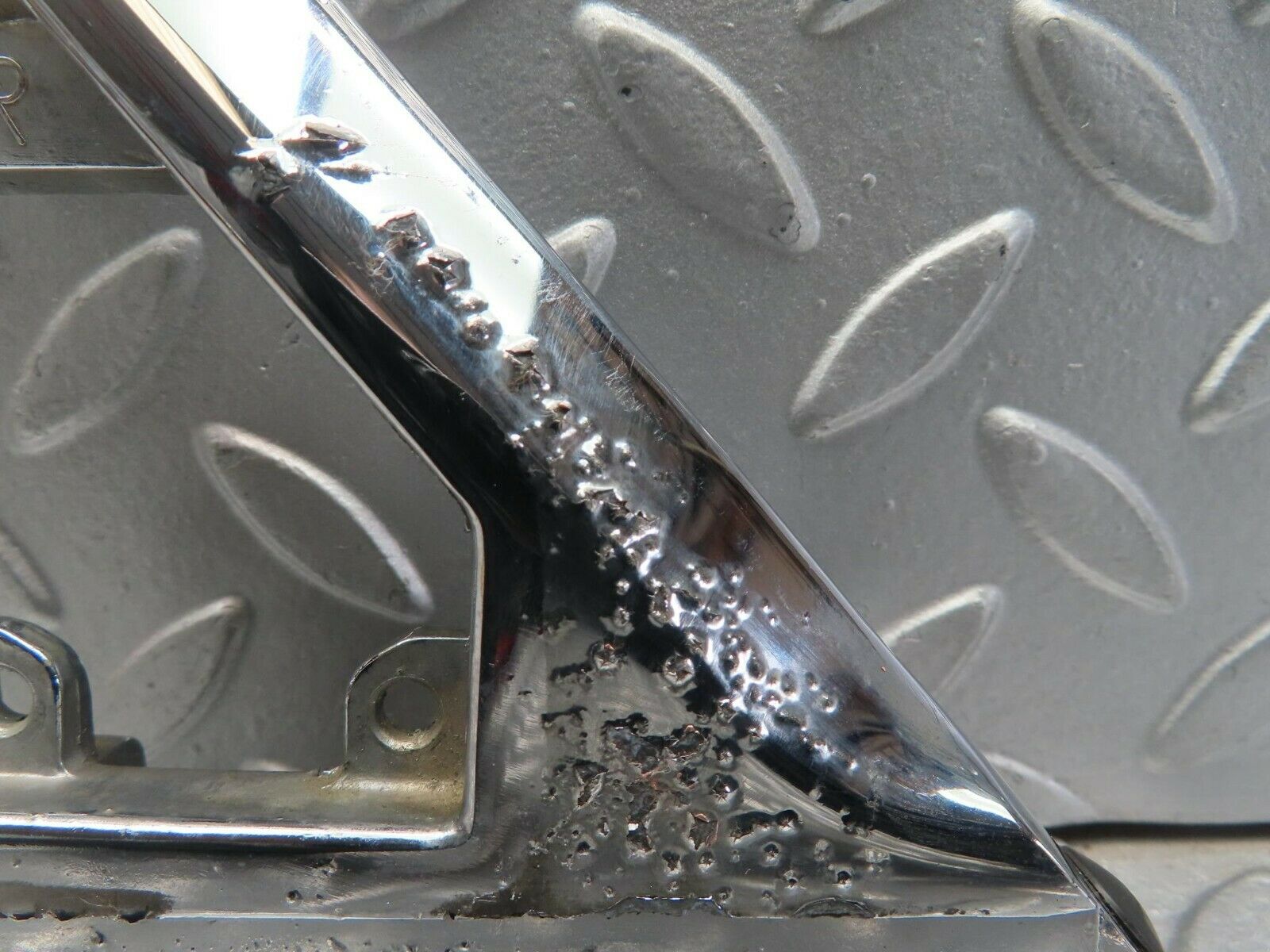 11559 Mercedes-Benz C123 230CE Coupe Right Mirror Chrome Bracket