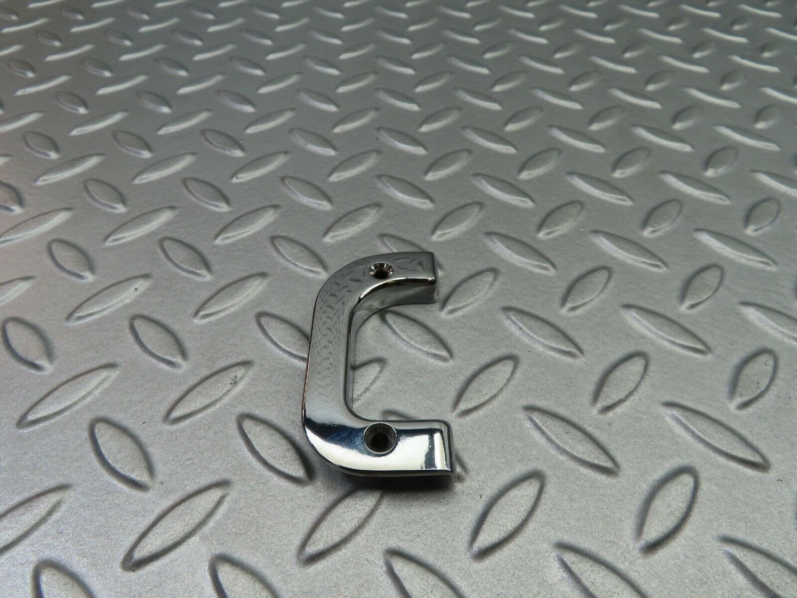 5842 Mercedes-Benz W123 200 Right Interior Chrome Door Latch Trim 1237230224