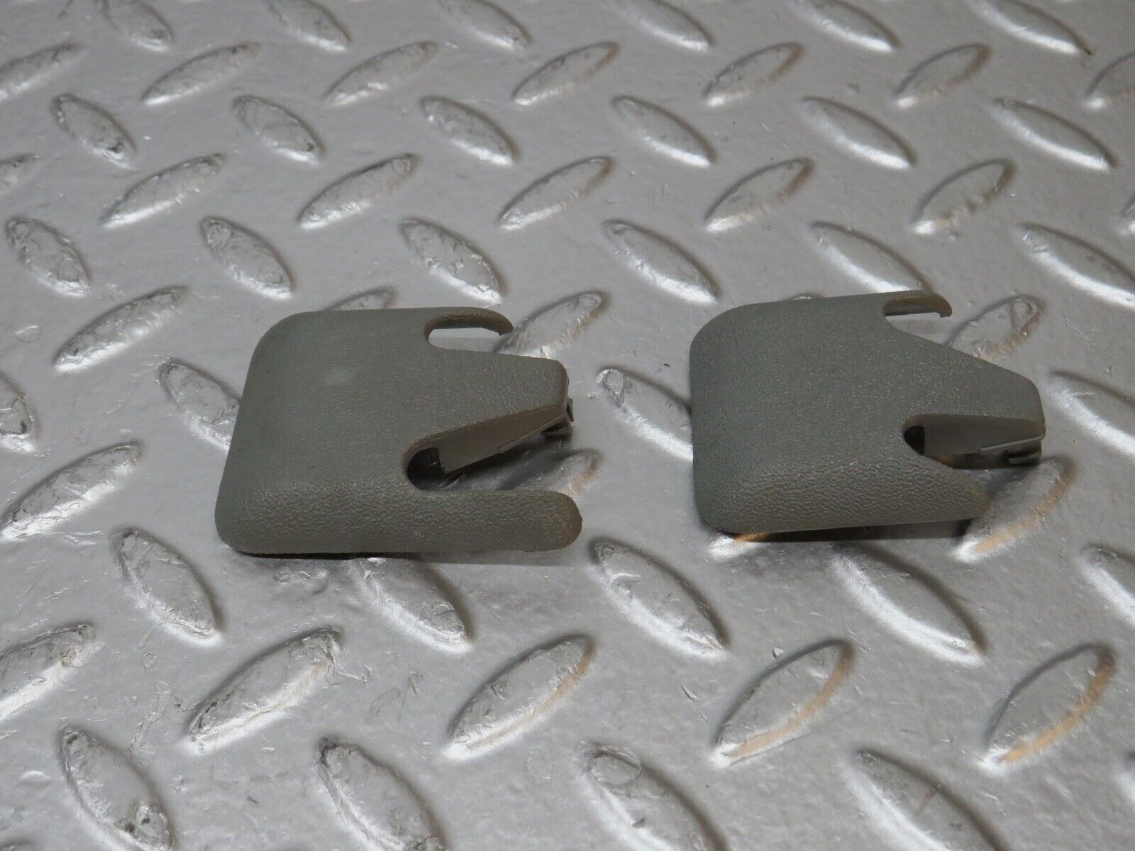 31256 Mercedes-Benz S124 220TE Front Seat Rail Trim Cover Pair 1246842218