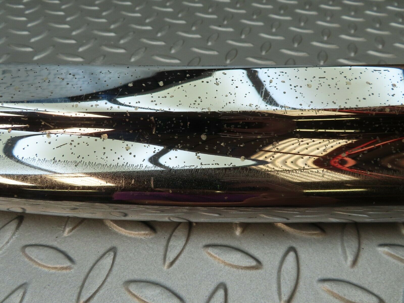 3475 Mercedes-Benz W108 280SE Rear Left Upper Bumper Chrome