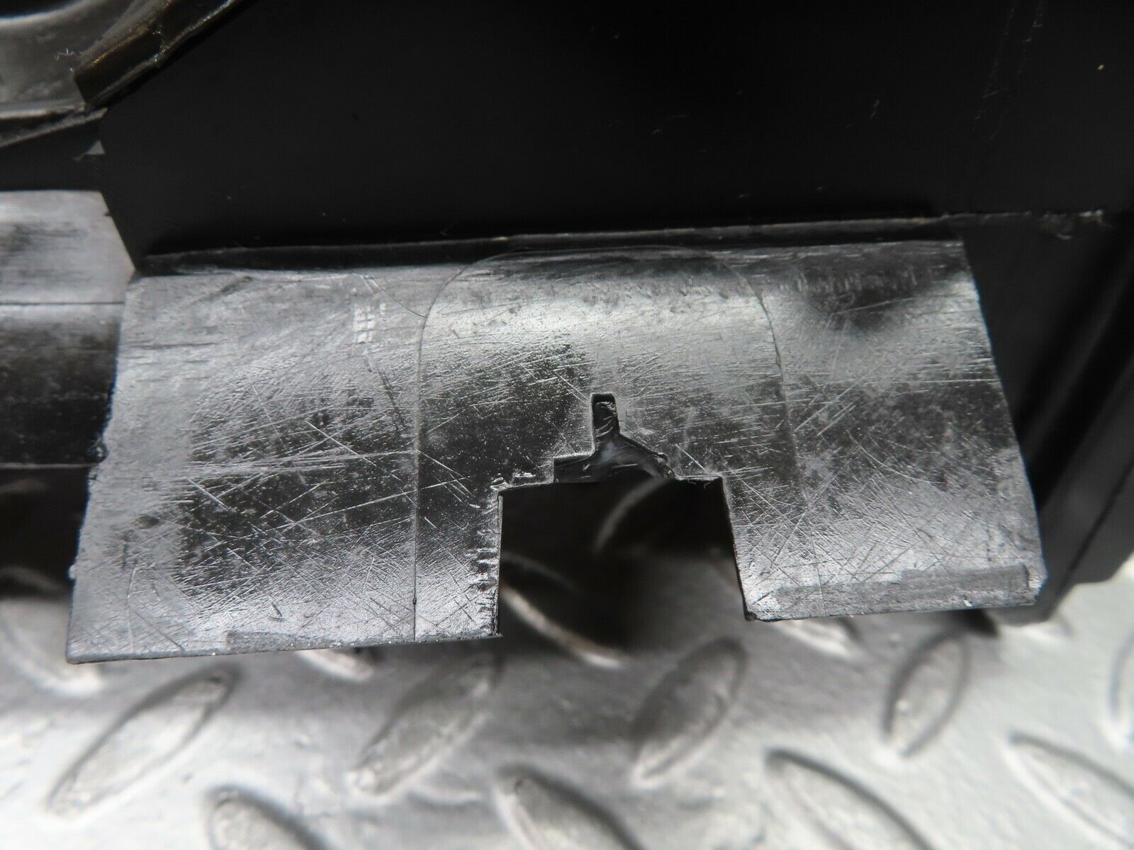 21501 Mercedes-Benz W126 300SE Under Dash Panel Right Burgundy Red 1268305244