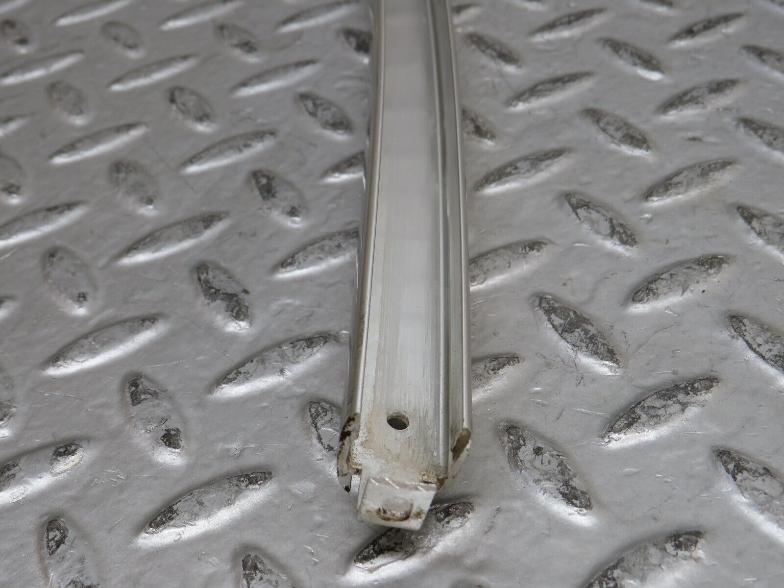 28277 Mercedes-Benz S123 240D Wagon Rear Right Chrome Window Channel