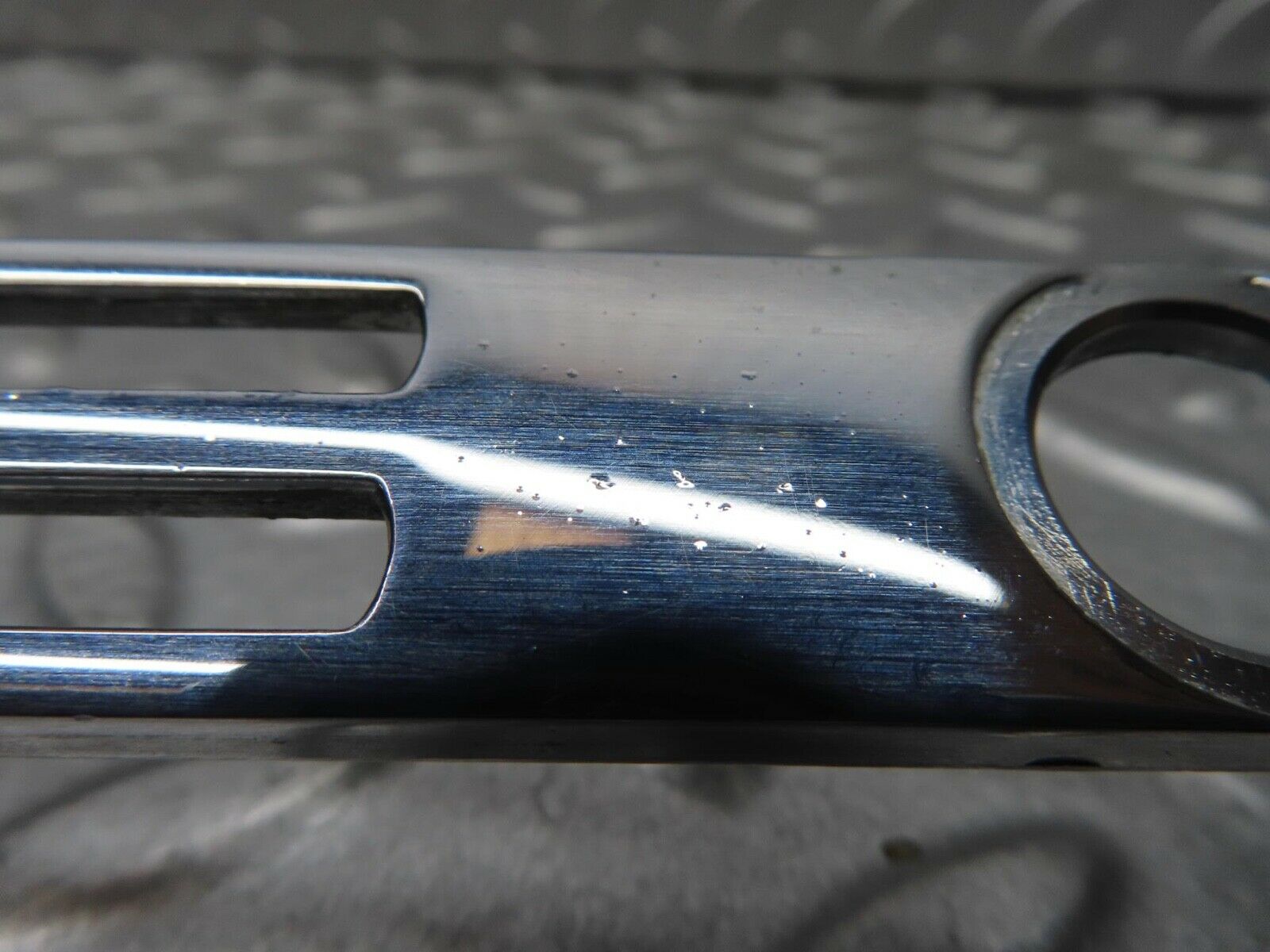 13199 Mercedes-Benz W111 220S Dash Centre Heater Control Chrome Trim