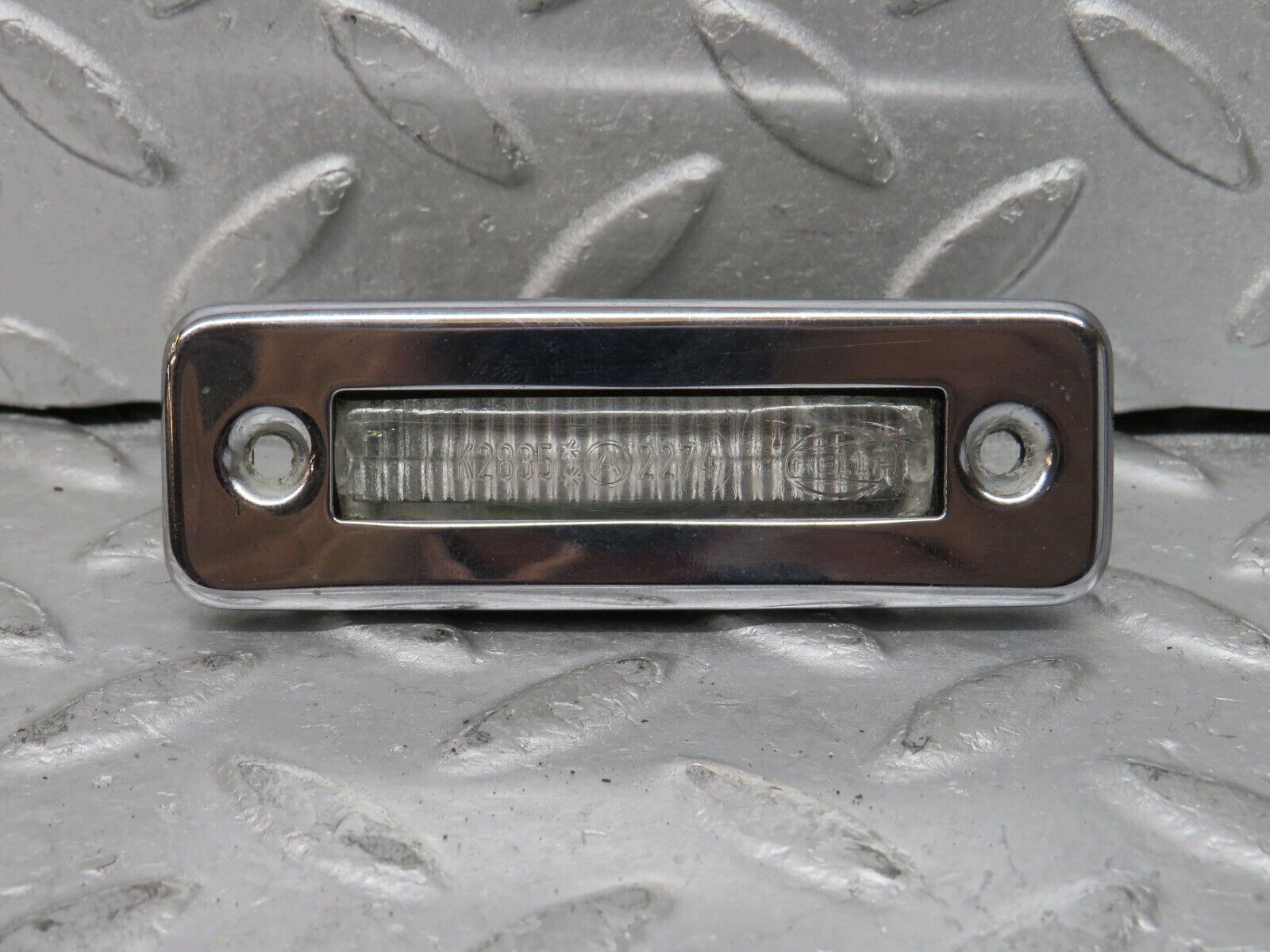 37342 Mercedes-Benz W109 300SEL number Plate Light Chrome Hella