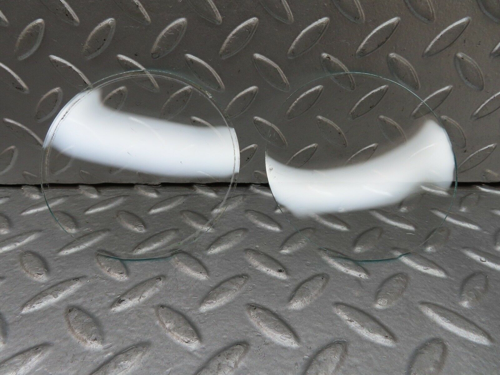 18357 Mercedes-Benz W115 Instrument Cluster Glass With Rings