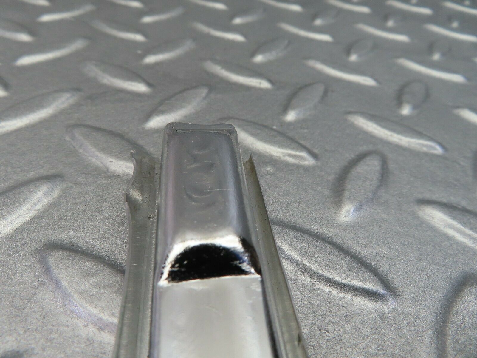 7851 Mercedes-Benz W115 220D Front Left Chrome Window Channel