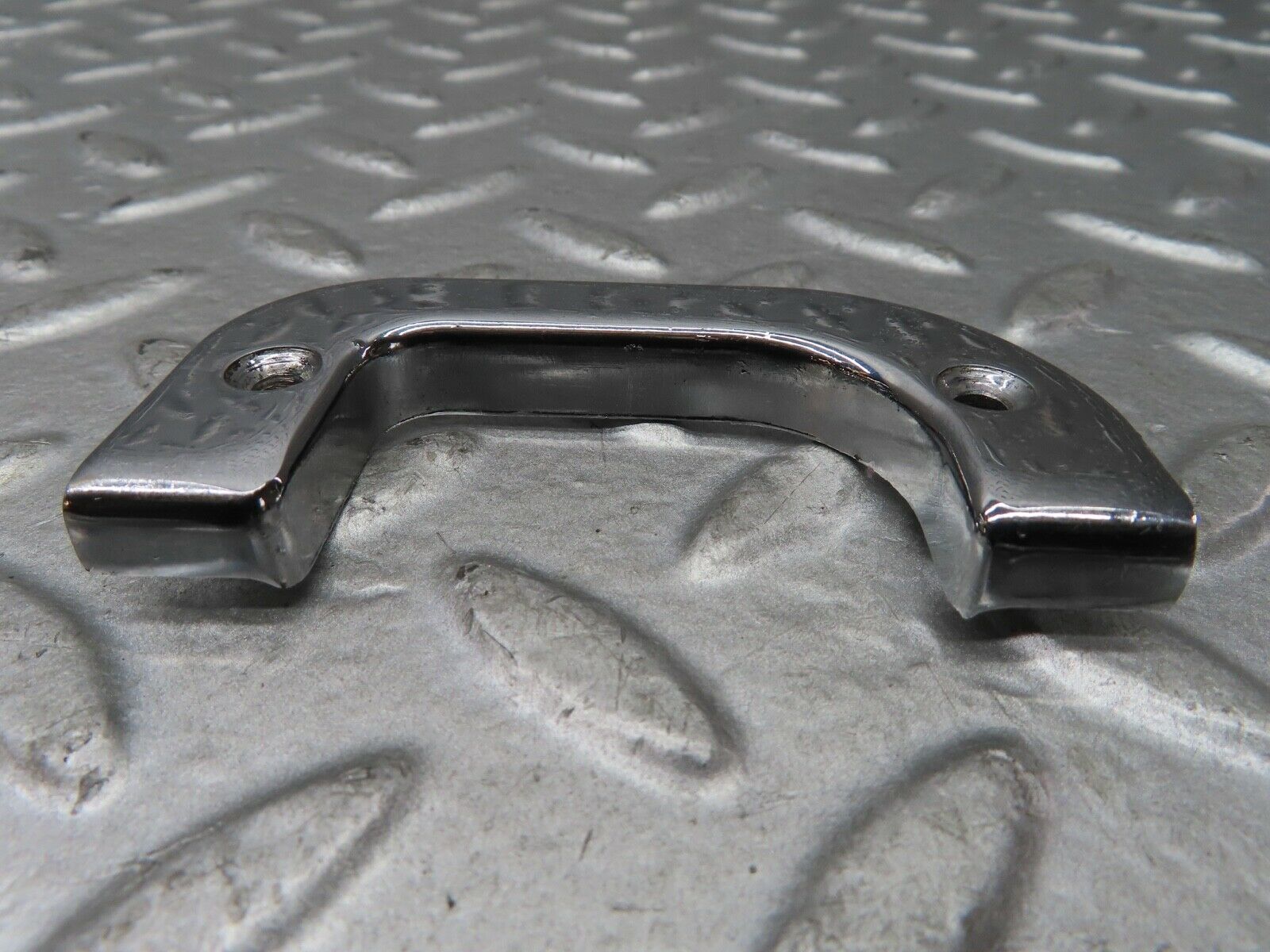 19164 Mercedes-Benz W123 300D Right Chrome Door Latch Trim 1237230224