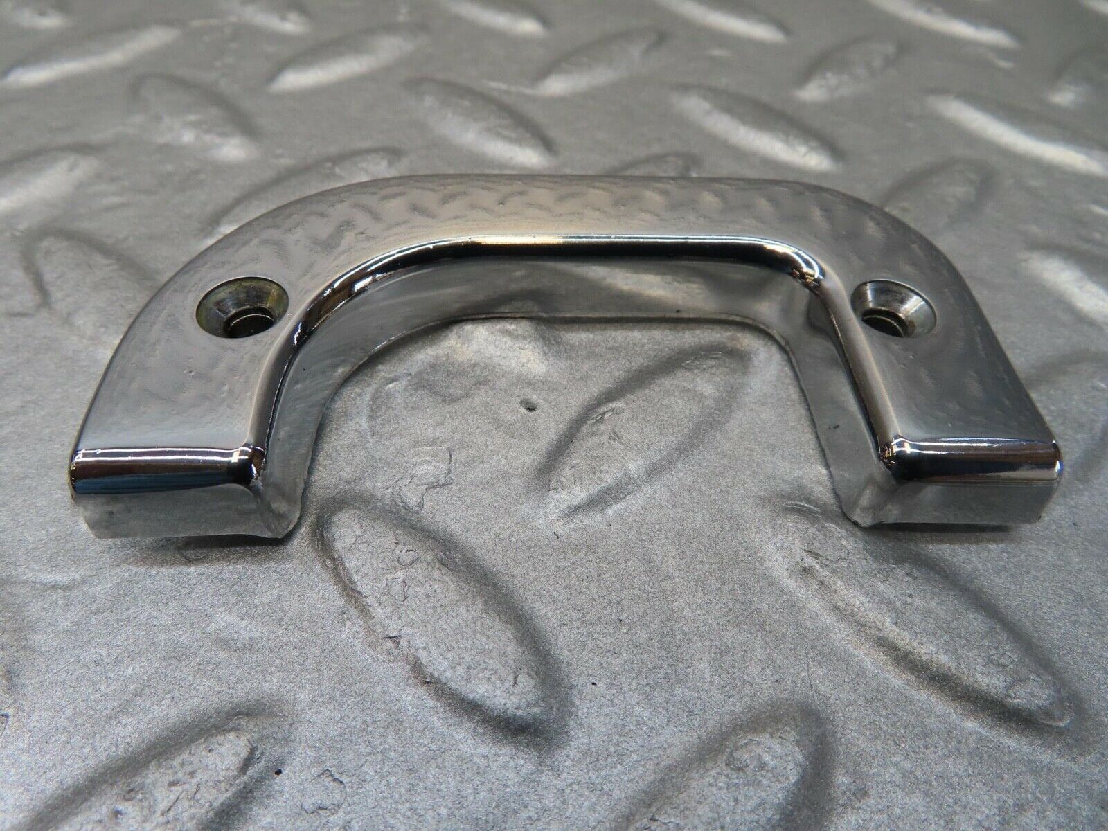 16039 Mercedes-Benz W123 280E Left Interior Chrome Door Latch Trim 1237230124