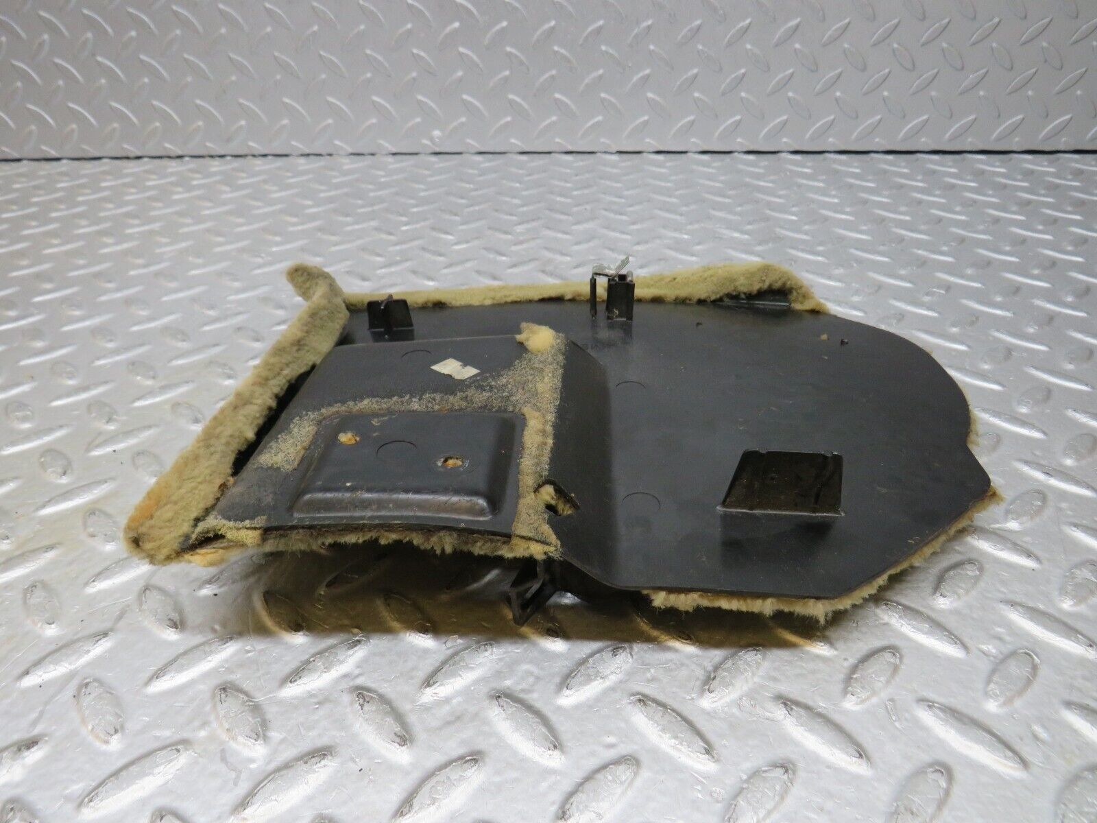 37076 Mercedes-Benz C126 420SEC Coupe Kick Panel Left Side Beige 1266880306