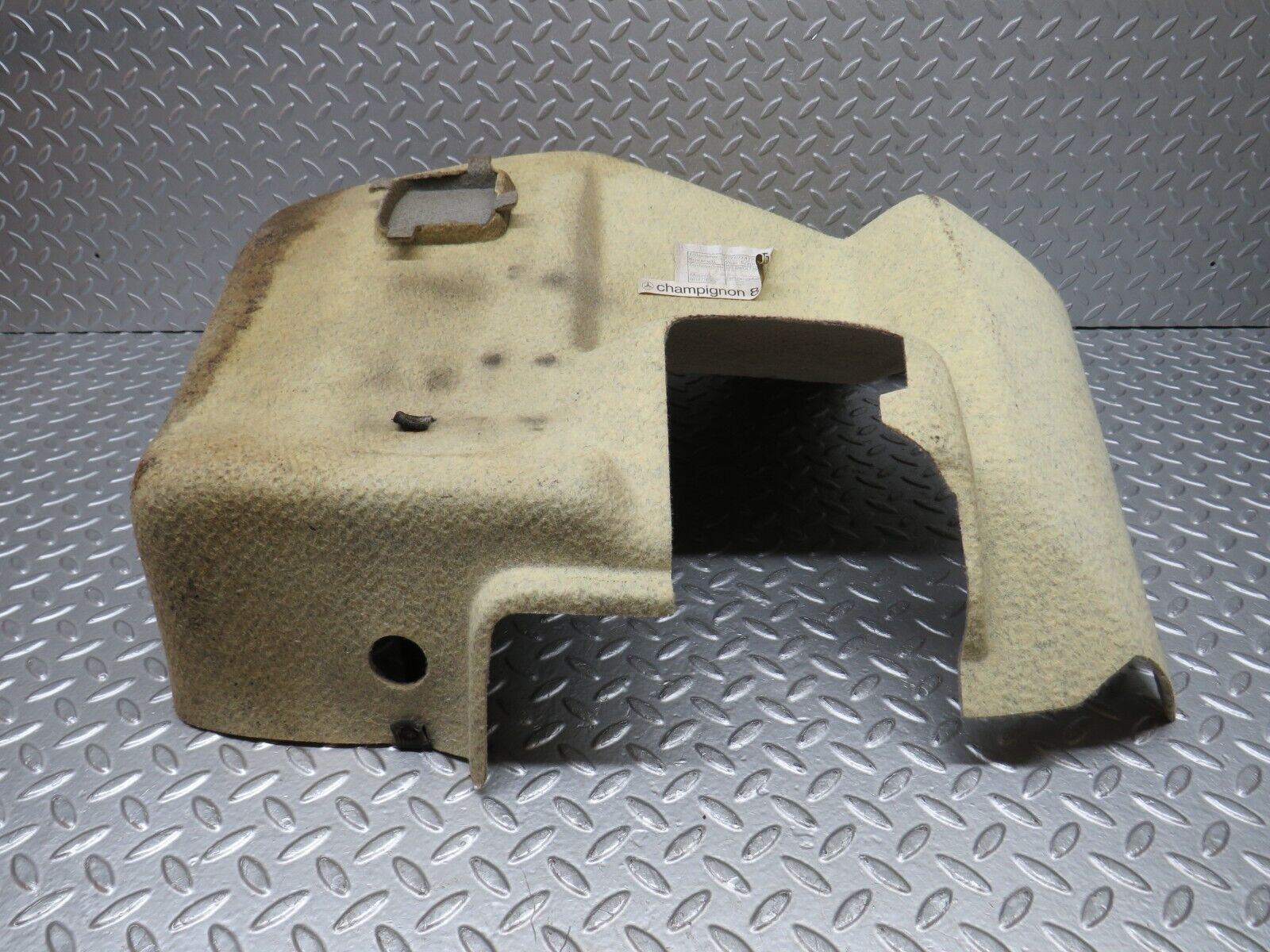 38608 Mercedes-Benz R129 280SL Coupe Trunk Cover Panel Left Side Beige 1296904730