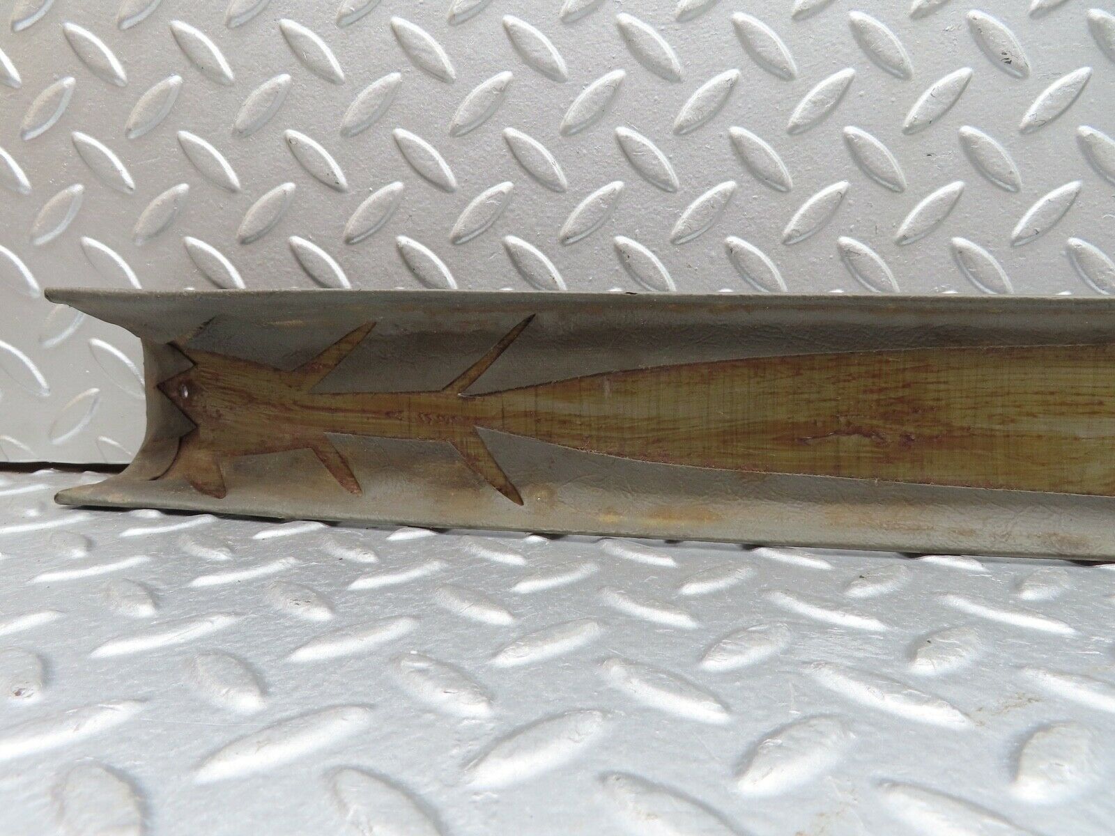 18896 Mercedes-Benz W121 190b Ponton B Pillar Cover Right Side Brown