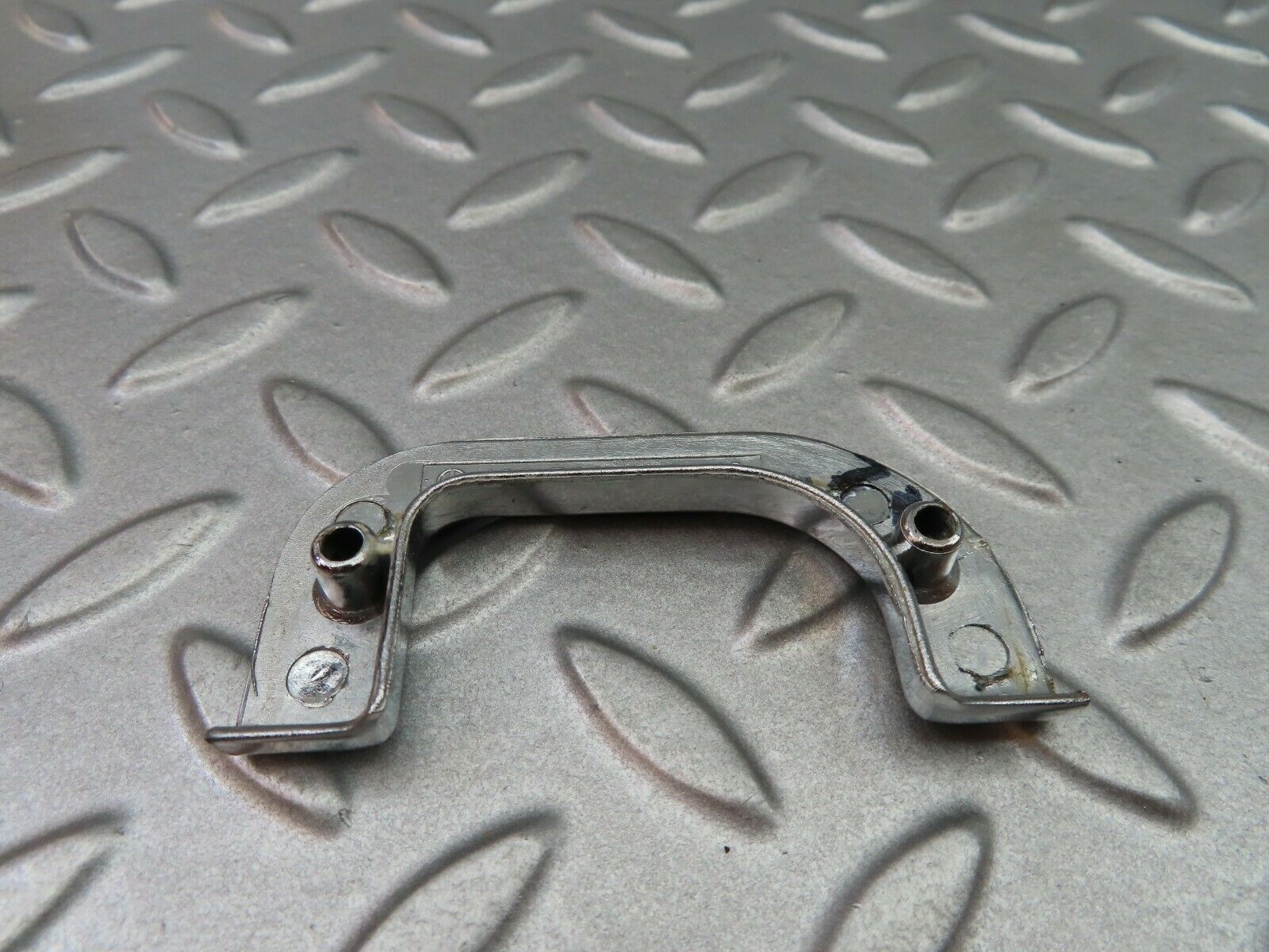 6073 Mercedes-Benz W126 380SE Left Interior Chrome Door Latch Trim 1237230124