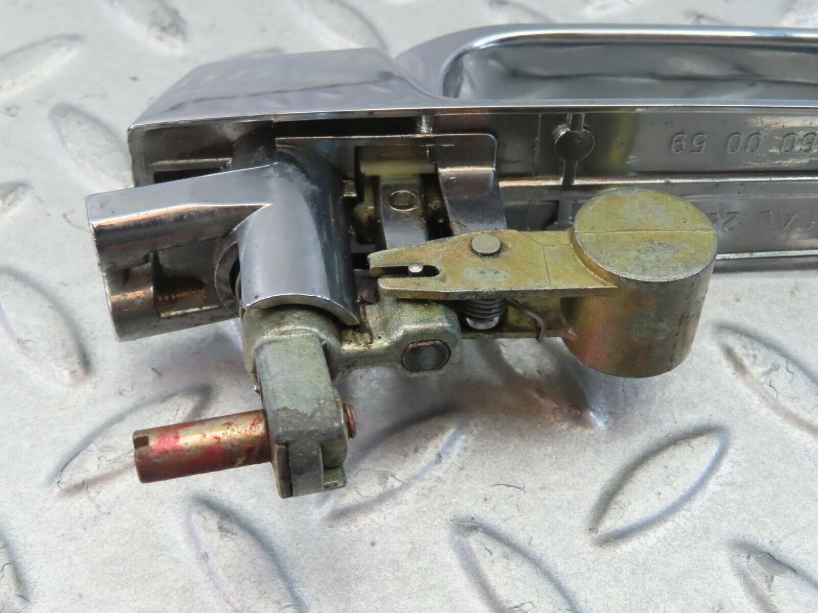 8744 Mercedes-Benz W116 Chrome Door Handle Rear Right 1167600059