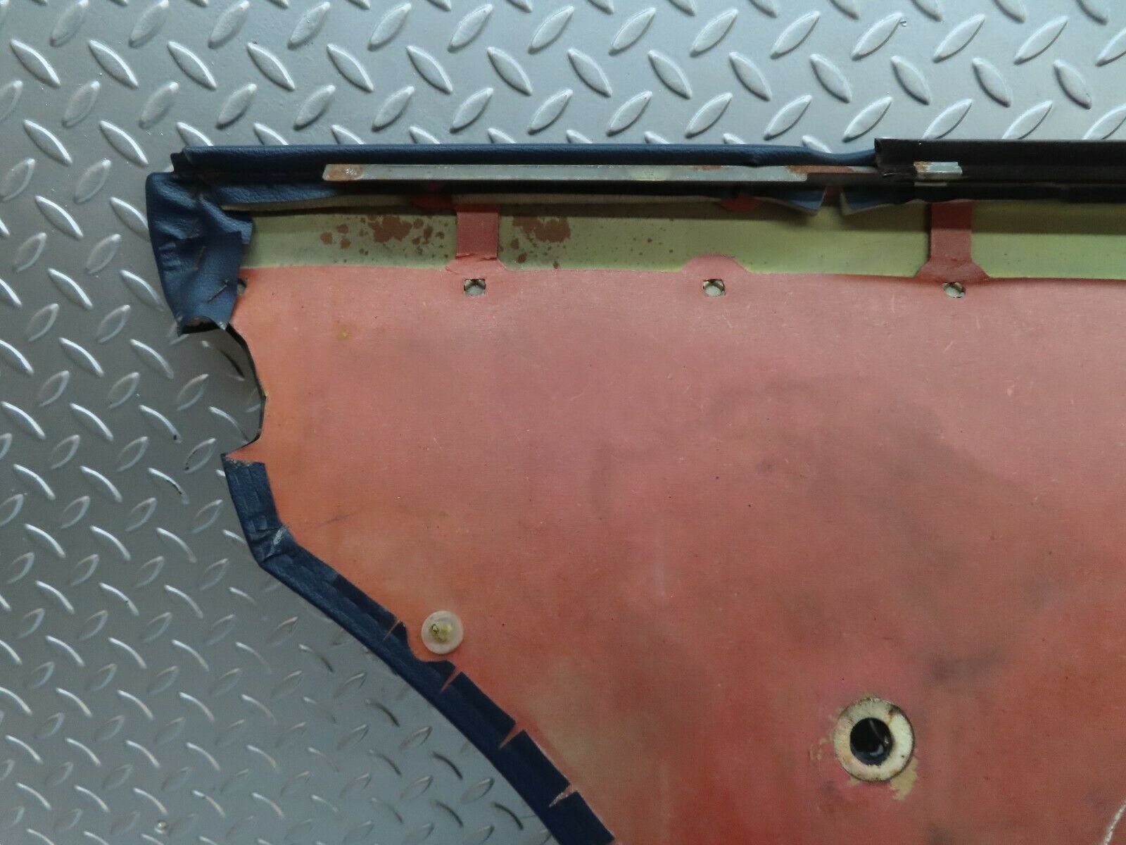 18024 Mercedes-Benz W123 200 Rear Right Door Card Blue