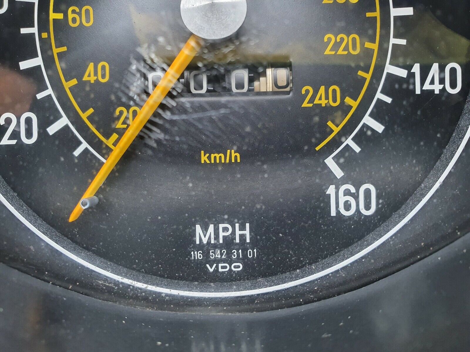 2544 Mercedes-Benz W116 350SE Instrument Cluster 1165423101