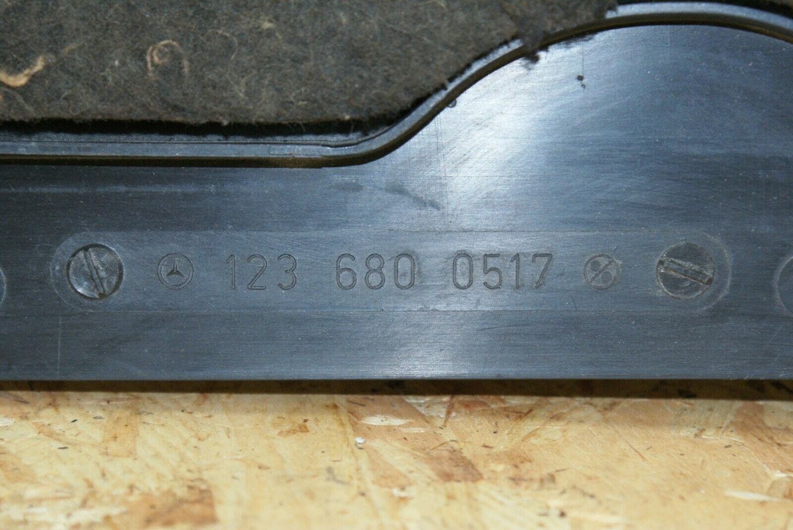 2276 Mercedes-Benz W123 280E Under Dash Panel Left Side 1236800517