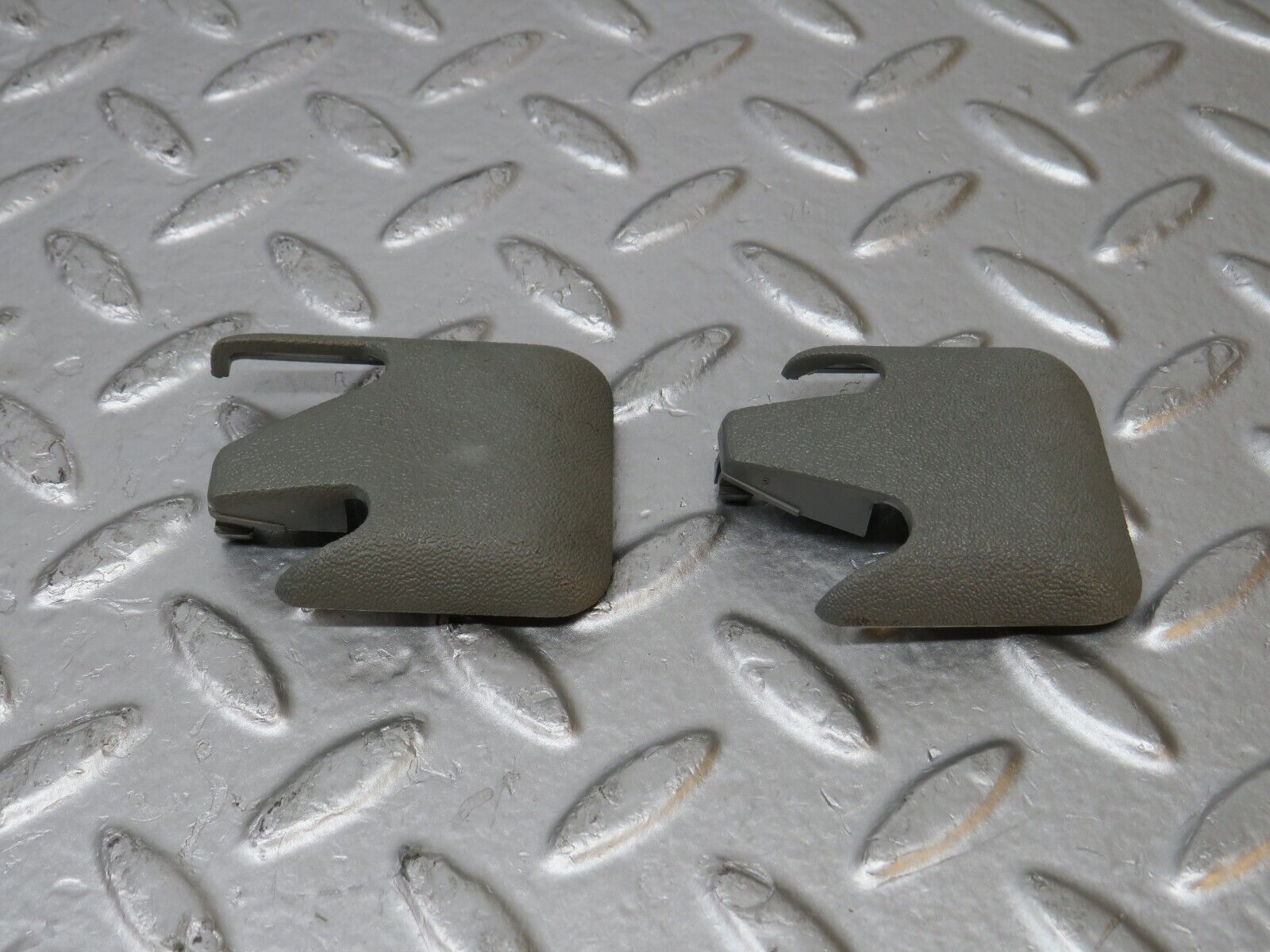 31256 Mercedes-Benz S124 220TE Front Seat Rail Trim Cover Pair 1246842218