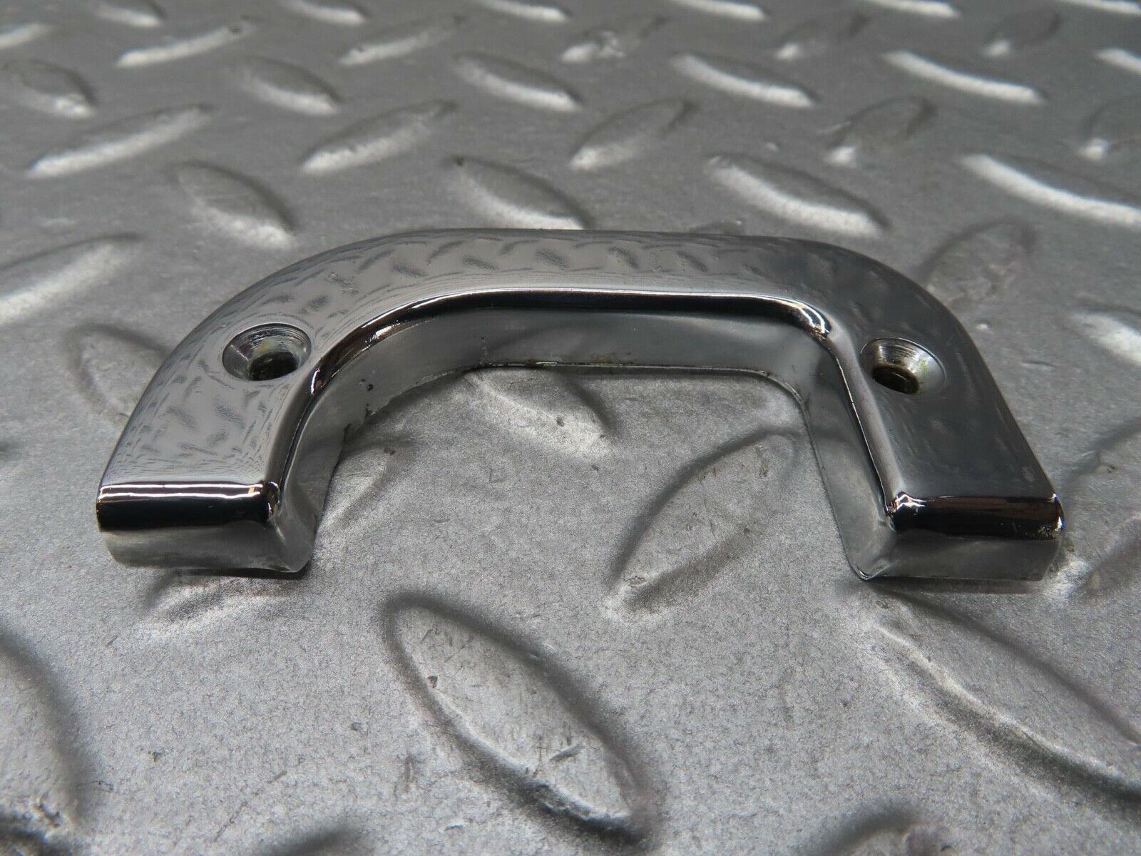 13555 Mercedes-Benz W123 200 Left Interior Chrome Door Latch Trim 1237230124