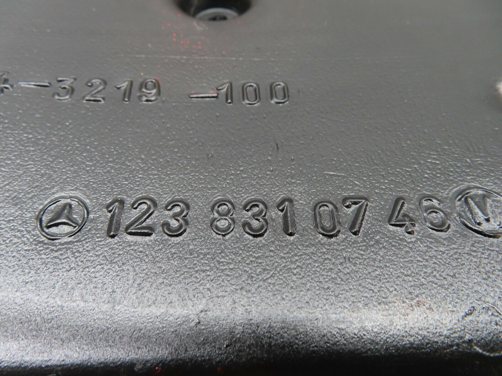 19041 Mercedes-Benz W123 300D Heating Air Duct Right Side 1238310746