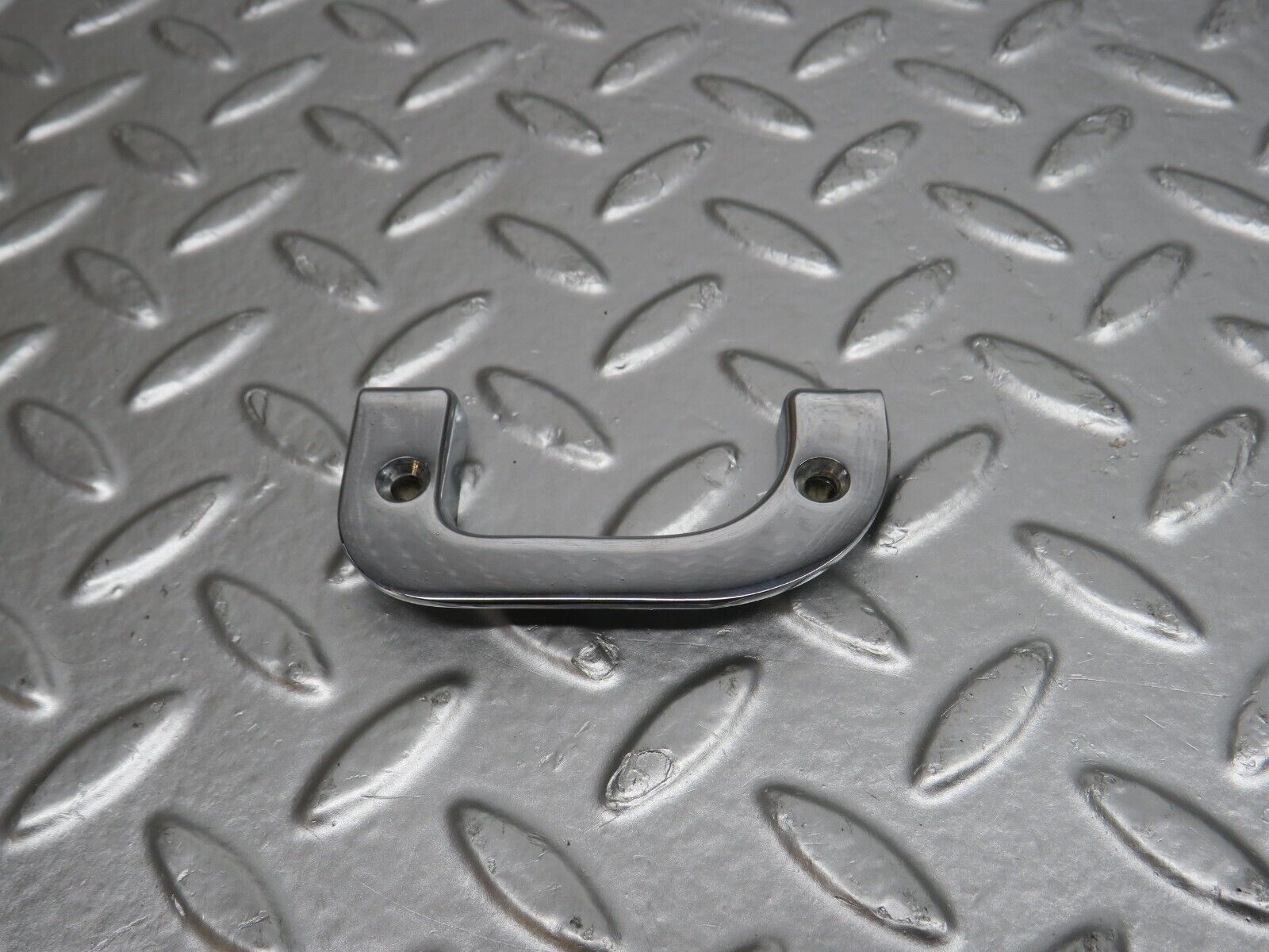 32179 Mercedes-Benz W123 230E Left Interior Chrome Door Latch Trim 1237230124