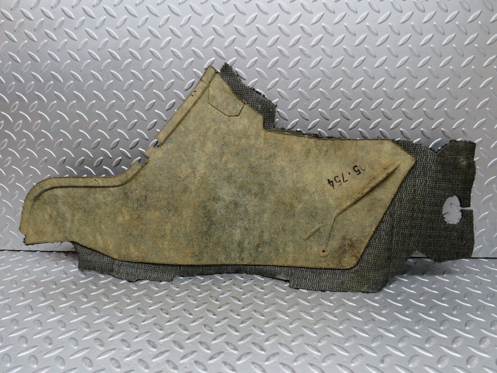 28013 Mercedes-Benz W123 280E Centre Console Carpet Black Left Side