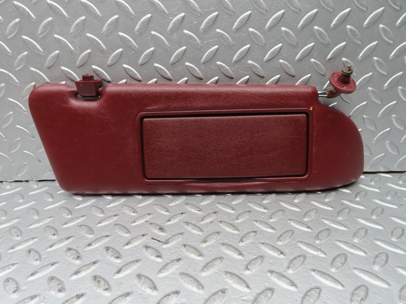 21466 Mercedes-Benz W126 300SE Sun Visor Right Side Burgundy Red
