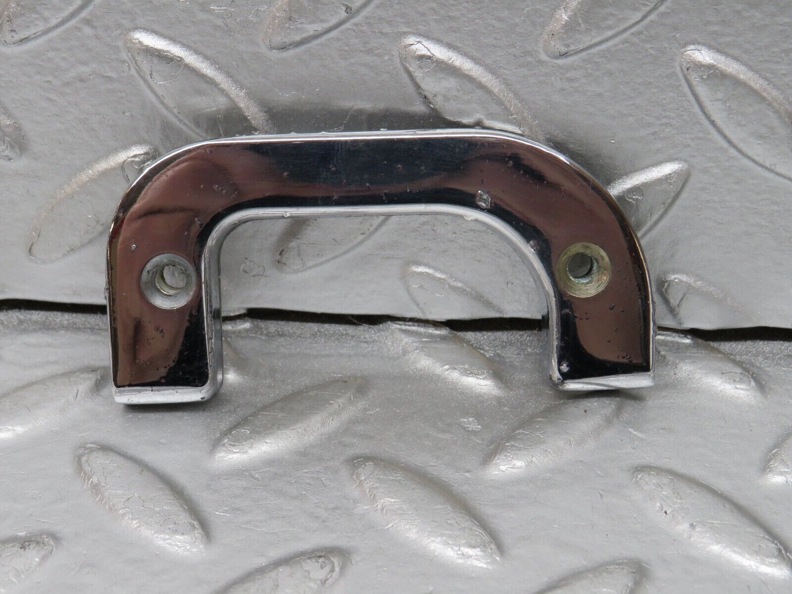 31001 Mercedes-Benz W123 200D Right Interior Chrome Door Latch Trim 1237230224