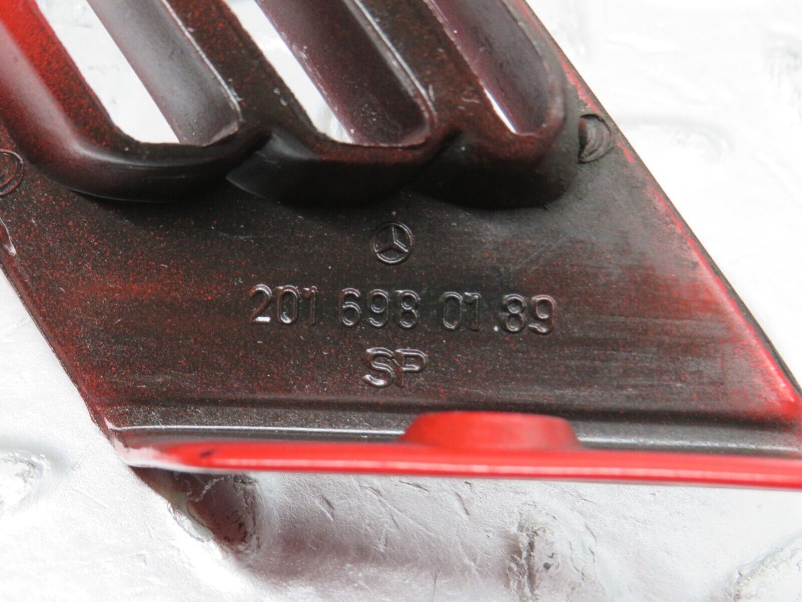 38735 Mercedes-Benz W201 190E 2.6L C Pillar Exterior Cover Left Side 2016980189