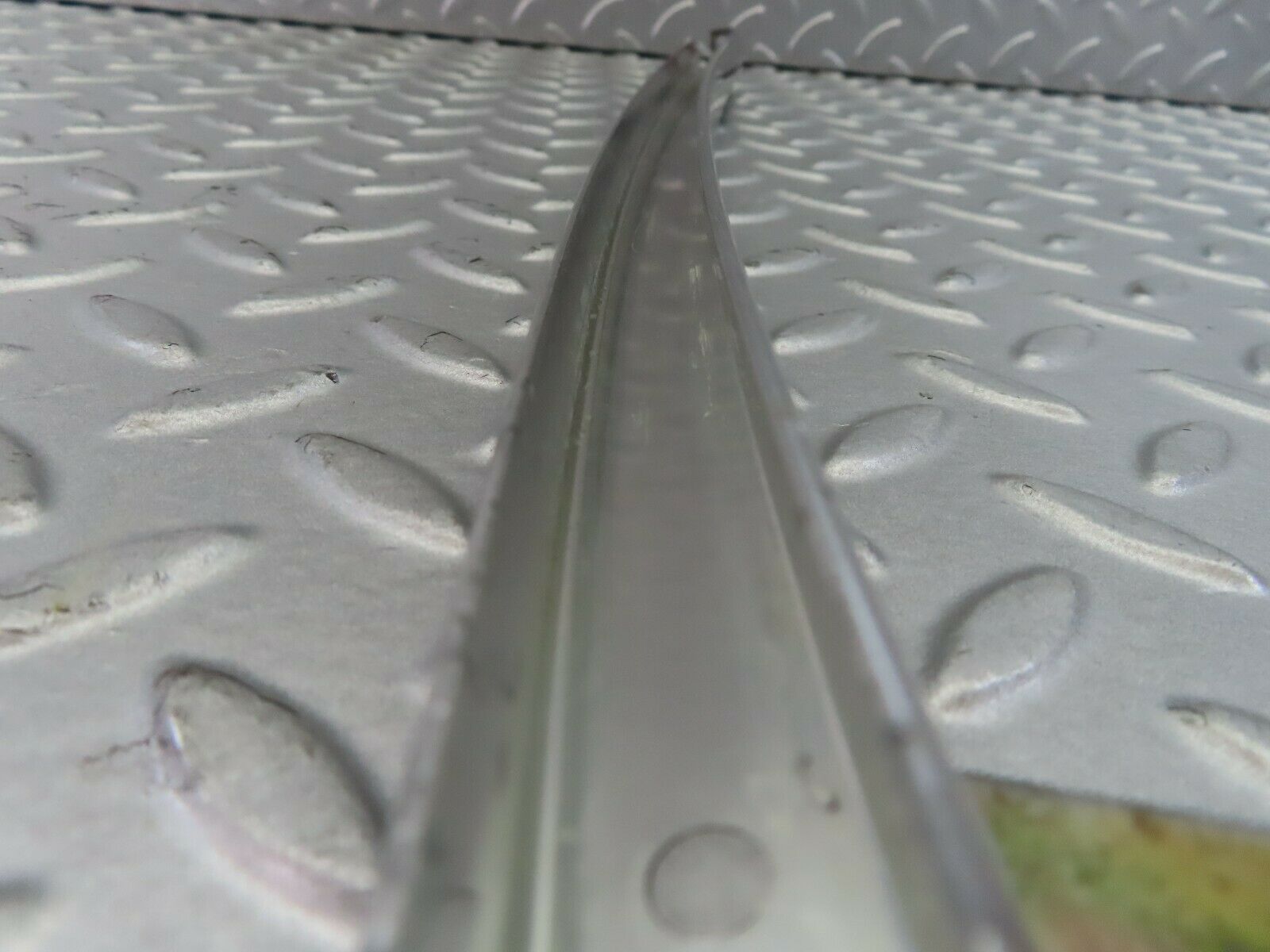 7663 Mercedes-Benz S123 230TE Wagon Rear Right Chrome Window Channel