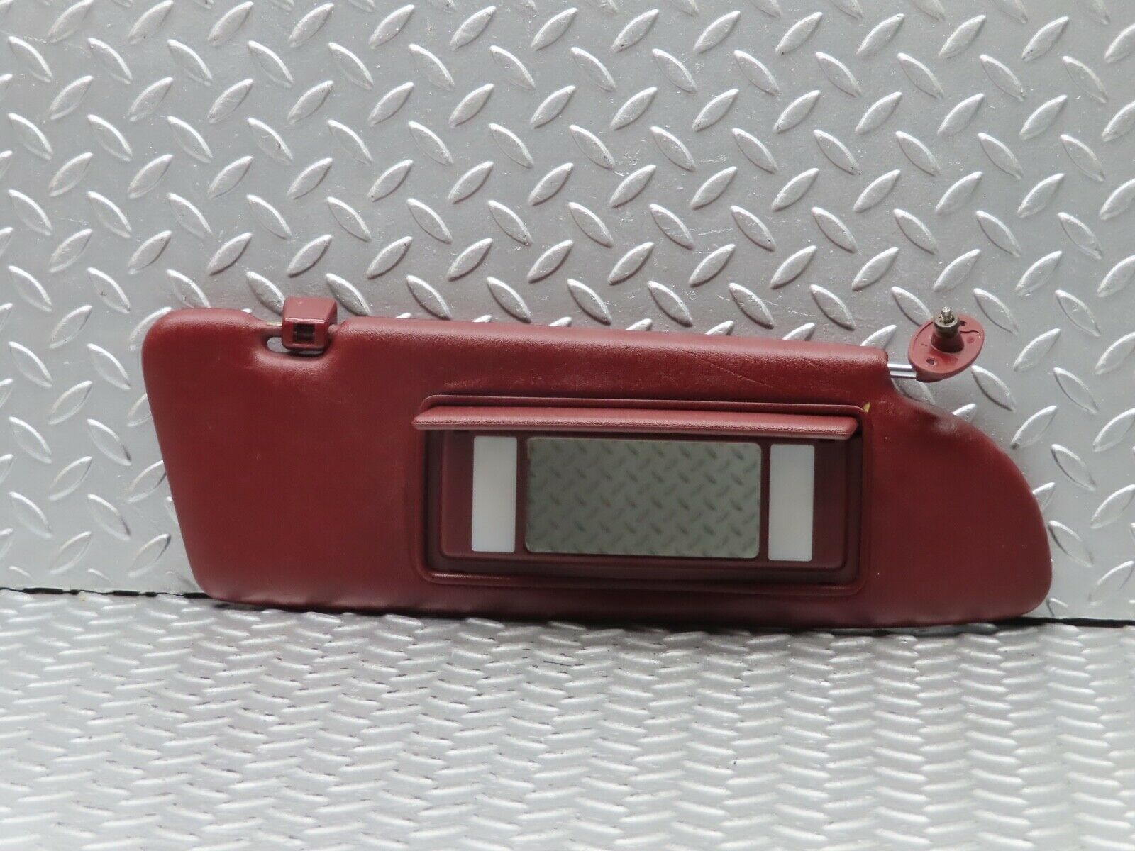 21466 Mercedes-Benz W126 300SE Sun Visor Right Side Burgundy Red