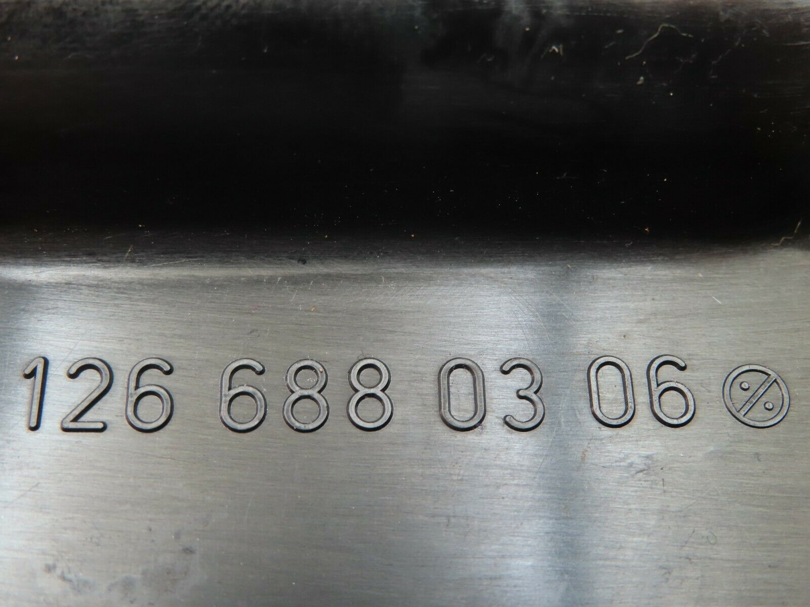 6238 Mercedes-Benz W126 380SE Kick Panel Left Side 1266880306