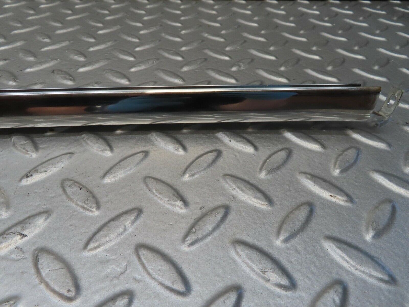 15436 Mercedes-Benz W123 230E Rear Right Door Rear Chrome Window Channel