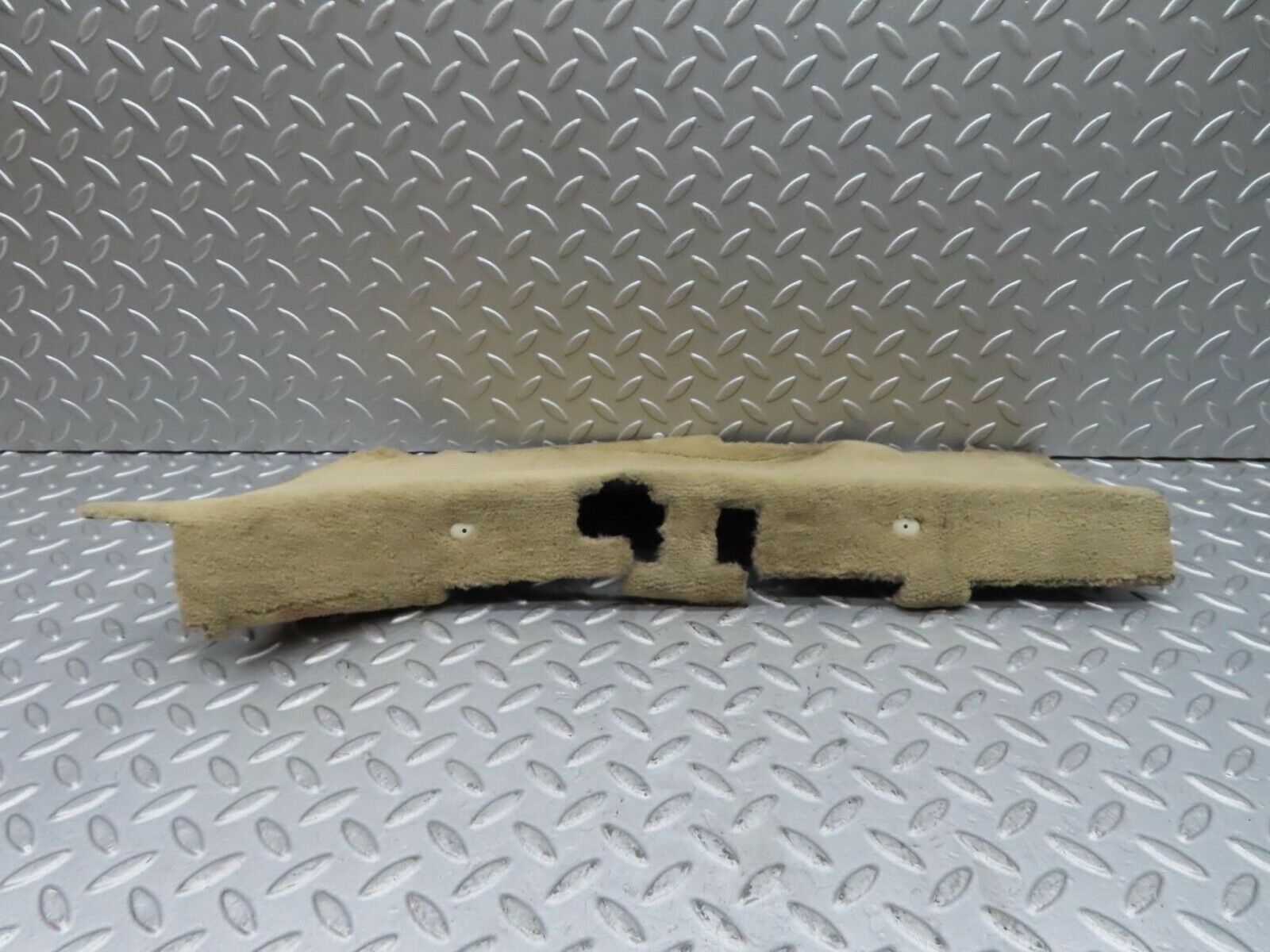 12547 Mercedes-Benz R129 300SL Coupe Rear Floor Cross Member Mat Carpet Cream