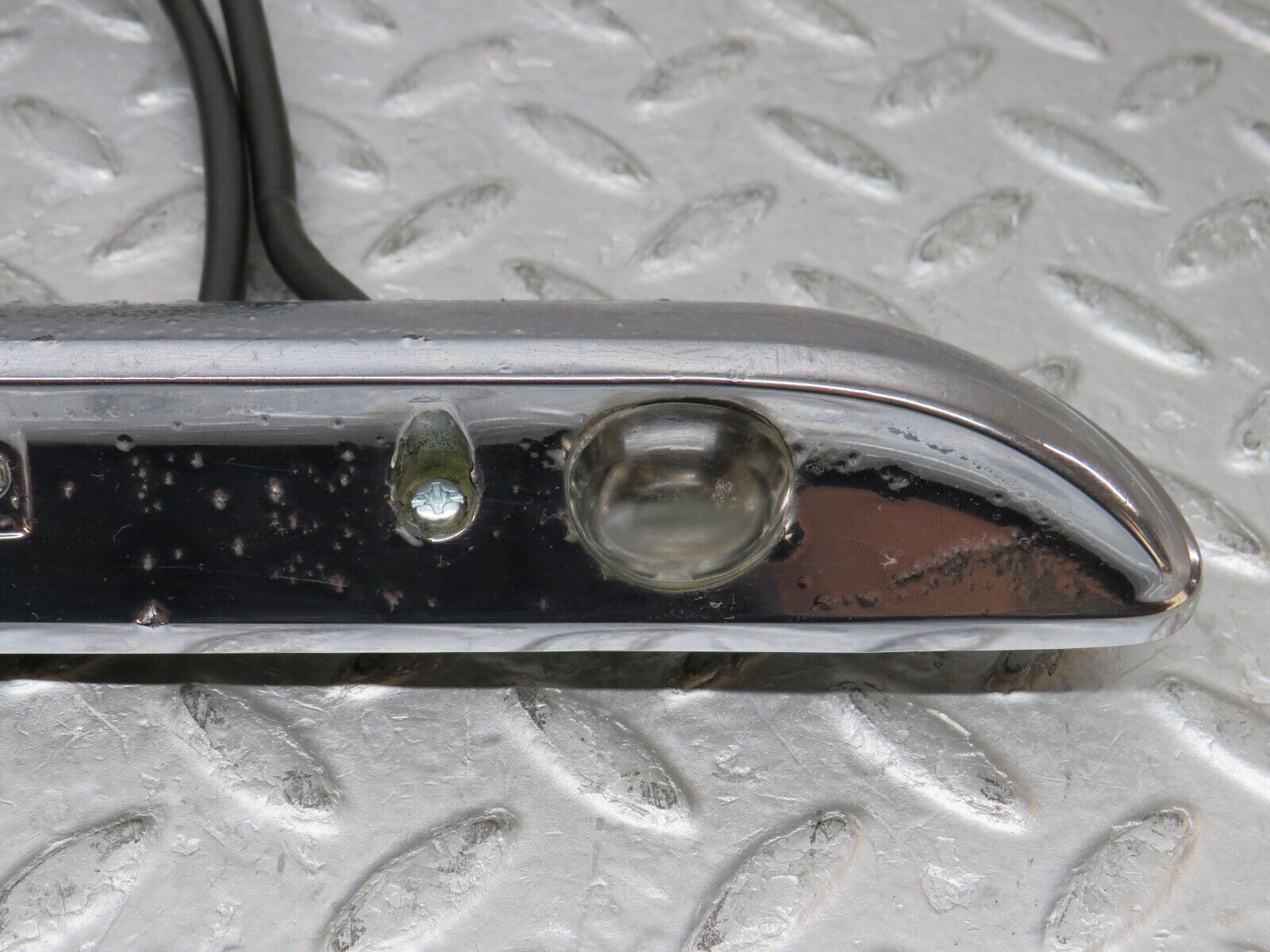 37407 Mercedes-Benz W109 300SEL number Plate Light Trunk Chrome Hella K12860