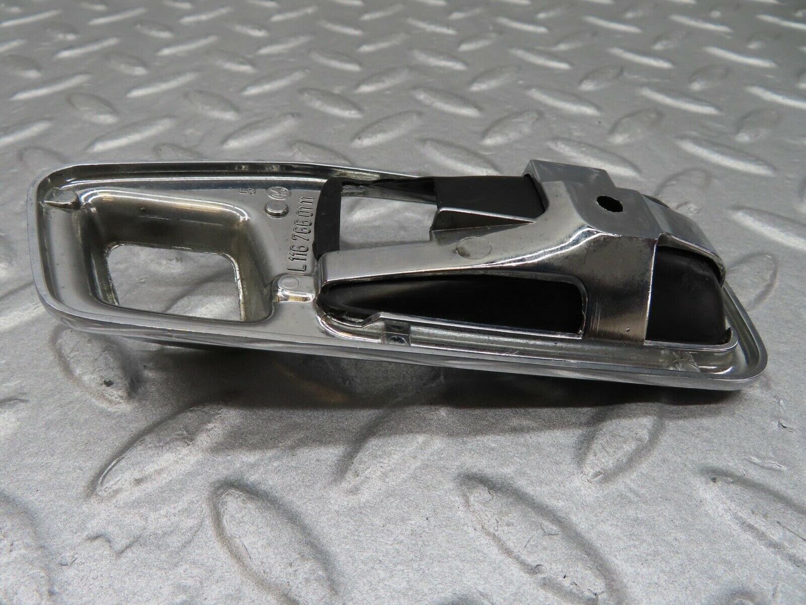 16059 Mercedes-Benz W123 280E Chrome Frame For Door Opener Left 1167660111