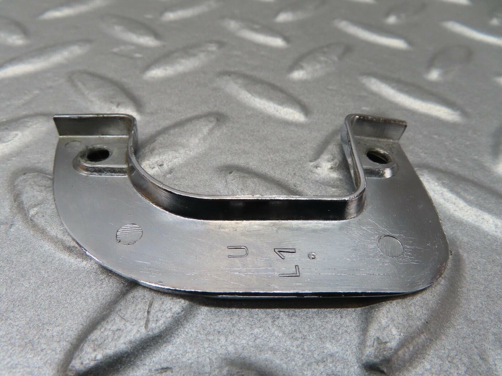 14139 Mercedes-Benz C107 280SLC Left Interior Chrome Door Latch Trim