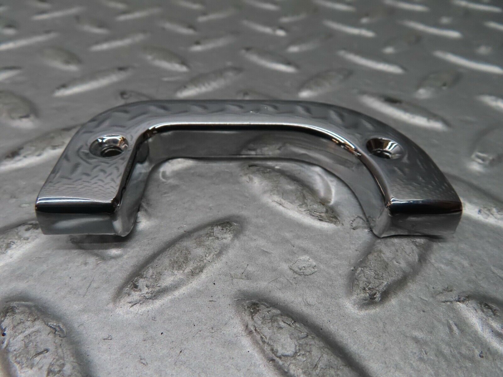 21490 Mercedes-Benz W126 300SE Right Chrome Door Latch Trim 1237230224