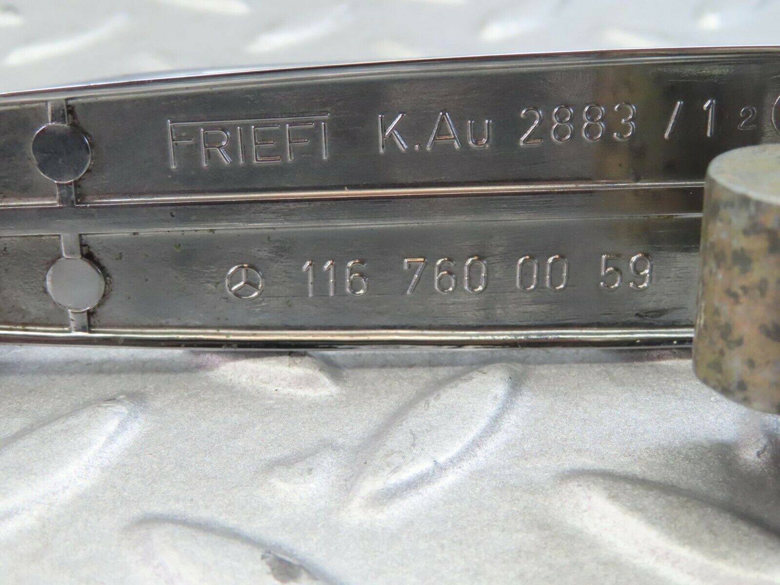 8750 Mercedes-Benz W116 Chrome Door Handle Rear Right 1167600059