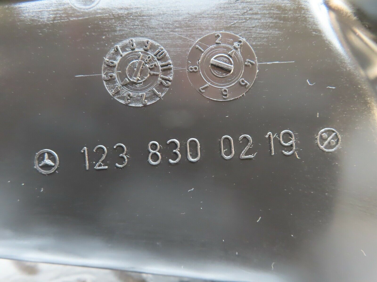 21168 Mercedes-Benz W123 230E Air Duct Vent Pair 1238300219