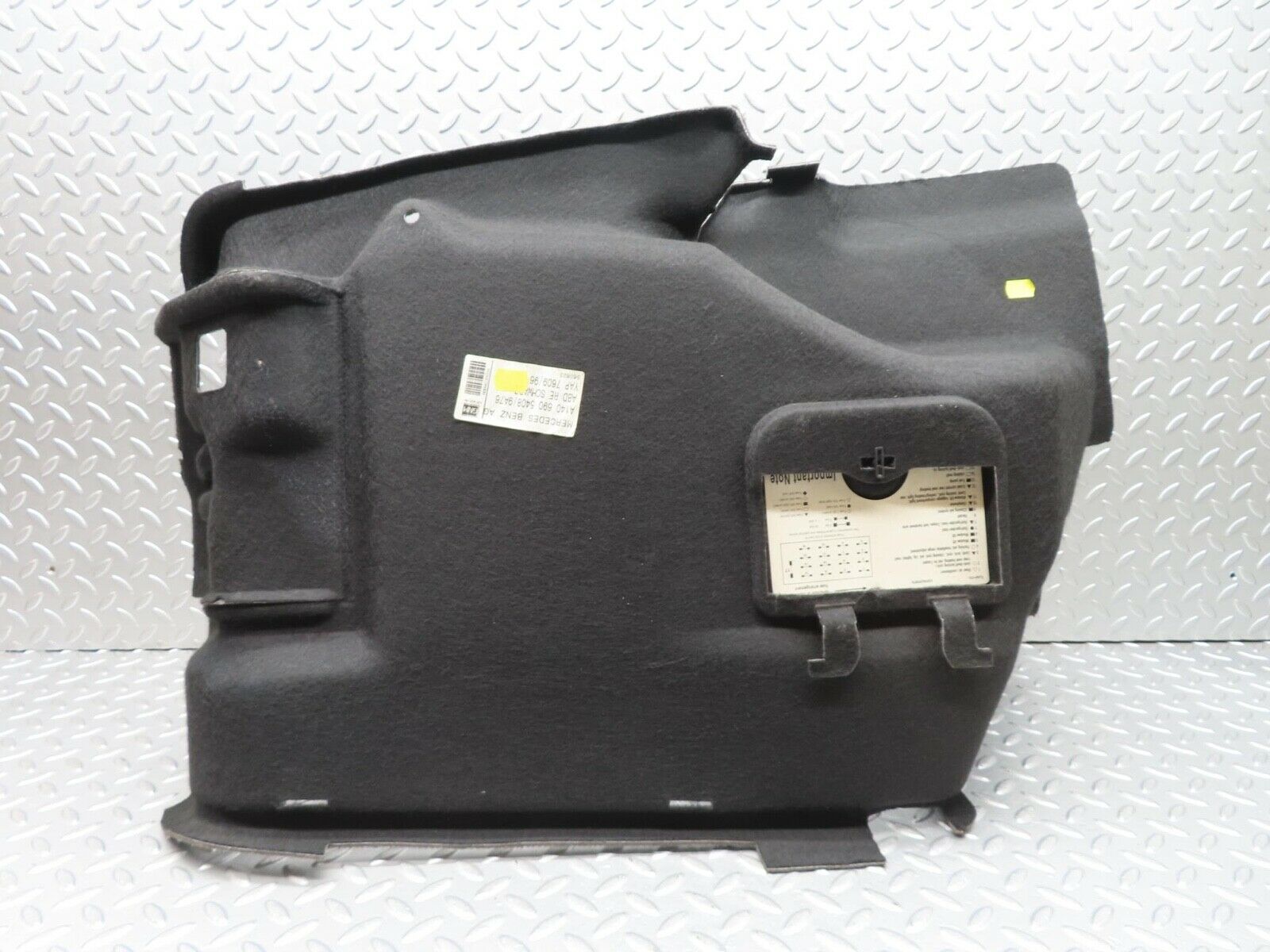 14850 Mercedes-Benz W140 S320 Trunk Cover Panel Right Side A1406905408