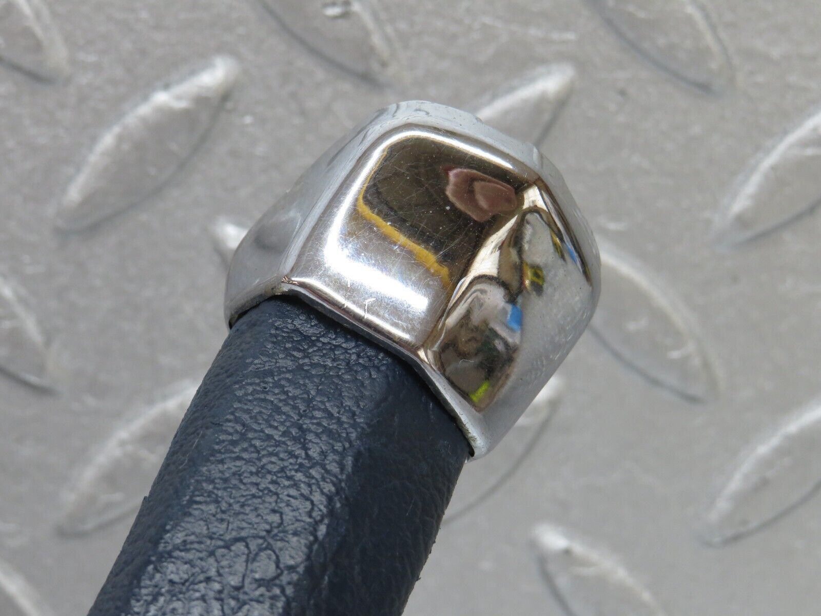 37302 Mercedes-Benz W109 300SEL Interior Door Handle Front Left Blue