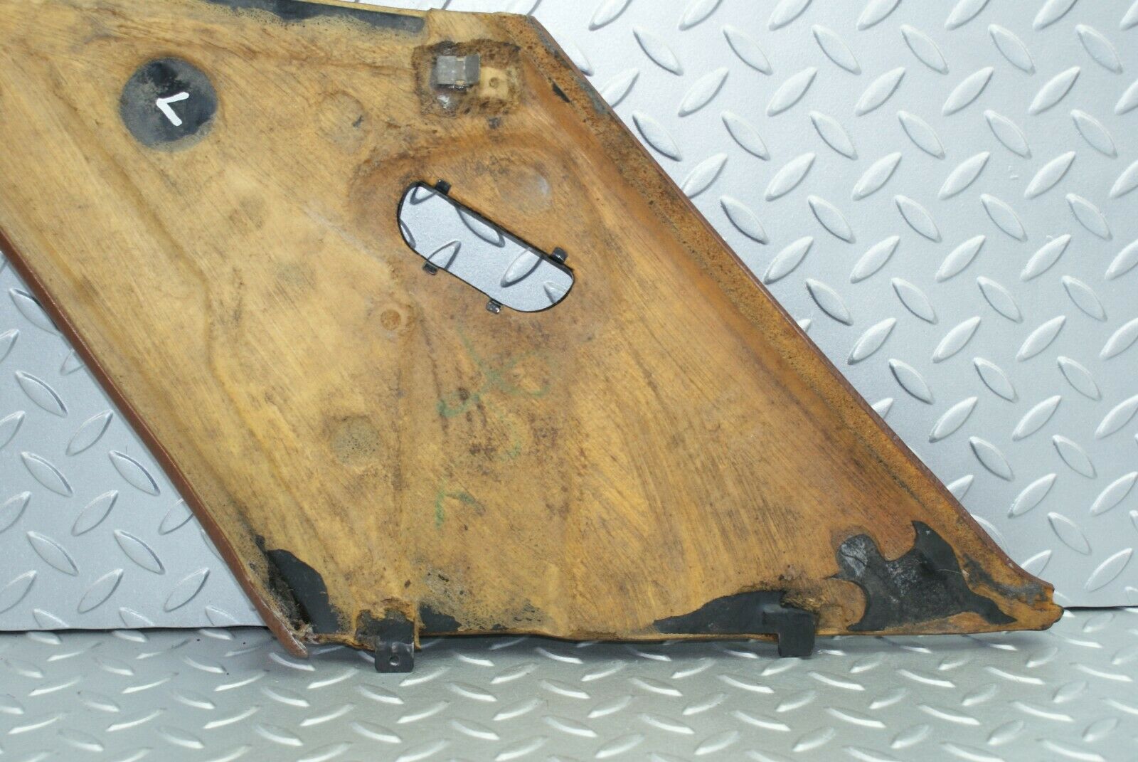 2673 Mercedes-Benz W116 350SE C Pillar Panel Left Side Brown