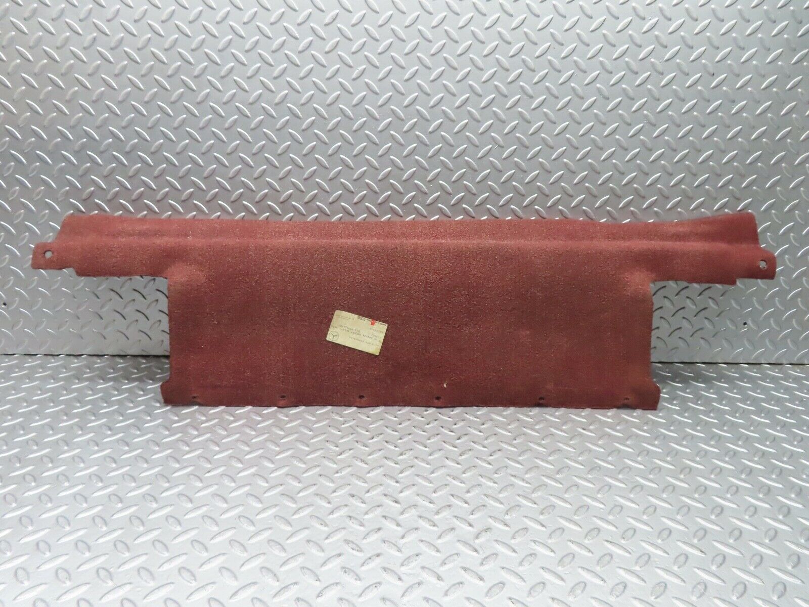 21499 Mercedes-Benz W126 300SE Boot Rear Carpet Cover Burgundy Red 1266940090