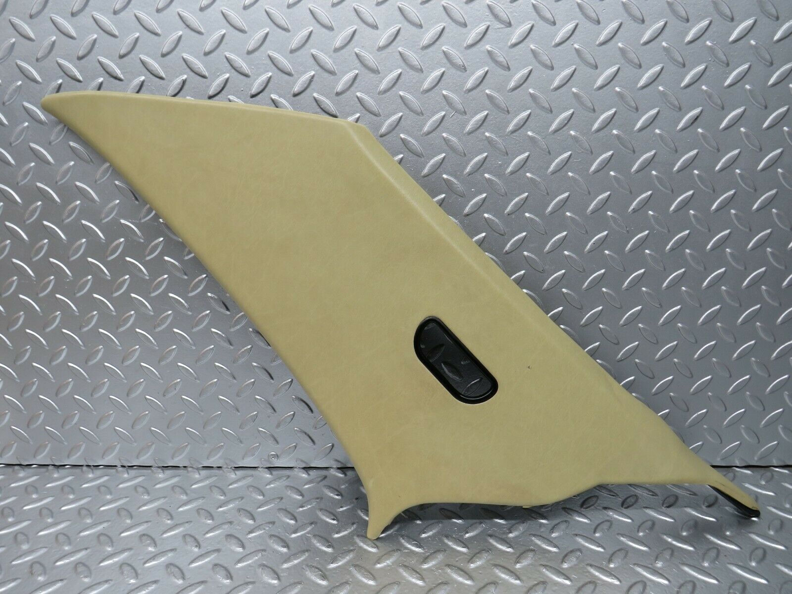 23962 Mercedes-Benz W123 280E C Pillar Cover Panel Right Side Beige 1236900425