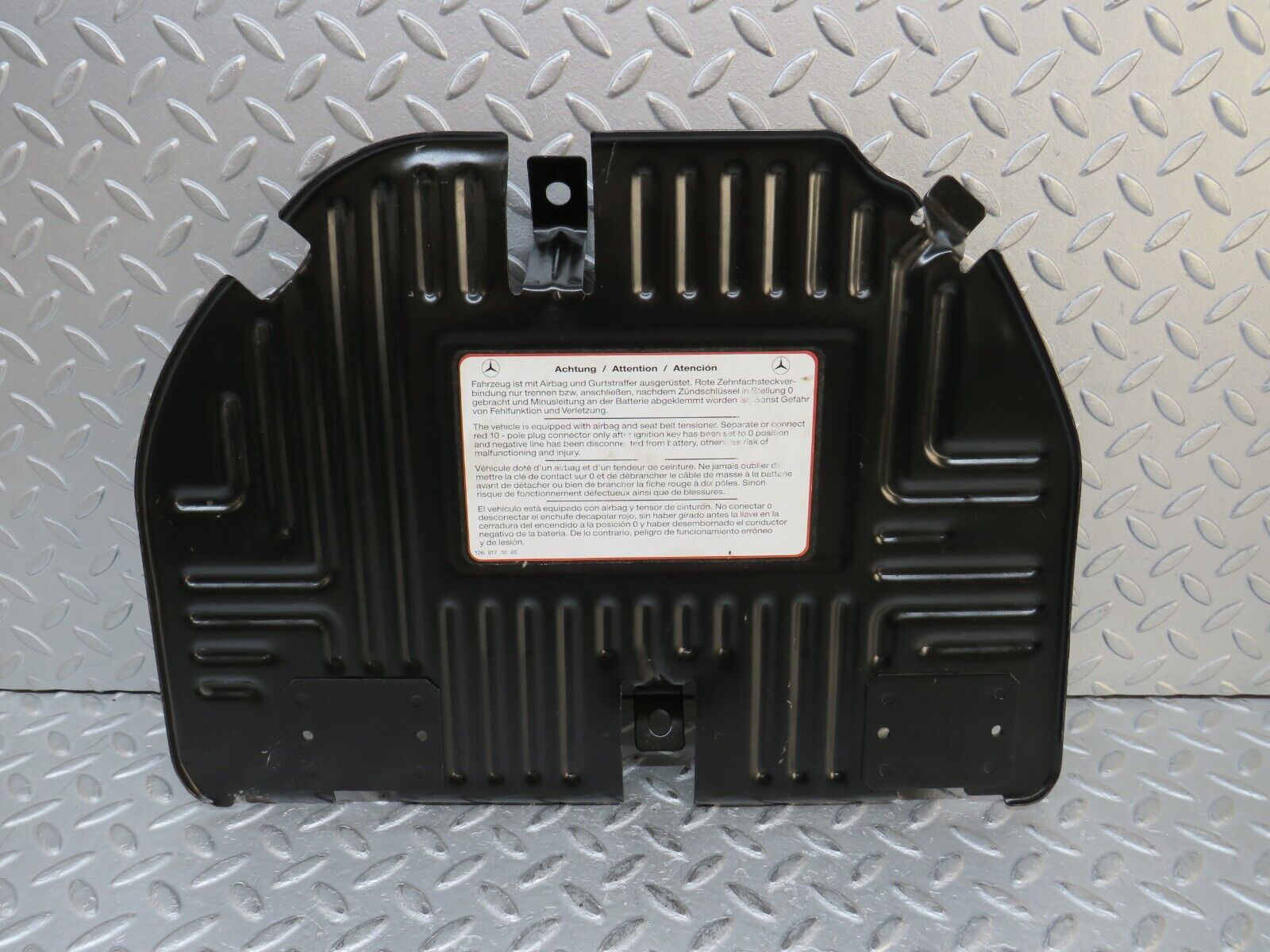 37974 Mercedes-Benz A124 320E Cabriolet Front Left Floor Cable Channel Cover 1268171020